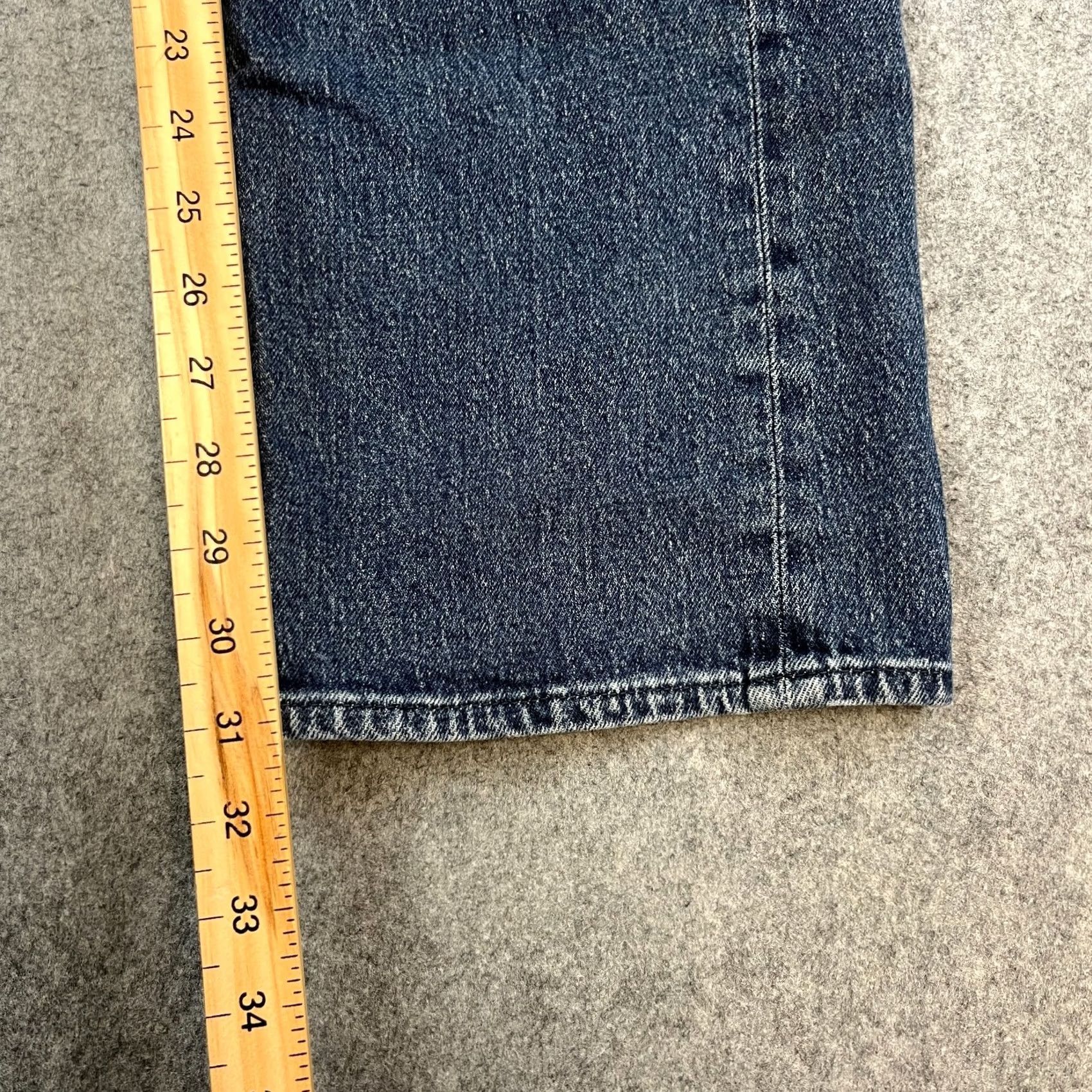 7 For All Mankind 7 For All Mankind Womens Cargo Jeans Relaxed Straight 27 32 UK 8 Dark Wash Blue Jeans Size 30" / US 8 / IT 44 - 4 Thumbnail