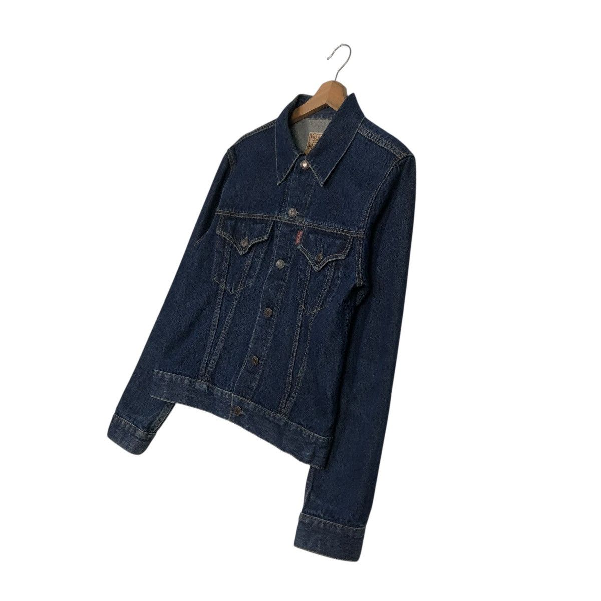 Hysteric Glamour 🔥VINTAGE TRUCKER DENIM JACKET HOLYDEAL CAFE RACER STYLE Size US L / EU 52-54 / 3 - 4 Thumbnail