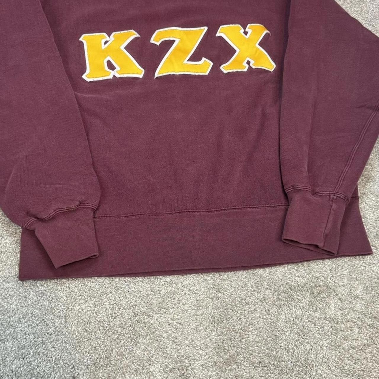 Lee × Vintage VTG 90s Lee Heavyweight Kappa Zeta Chi Crewneck Sweatshirt Size US XL / EU 56 / 4 - 3 Thumbnail