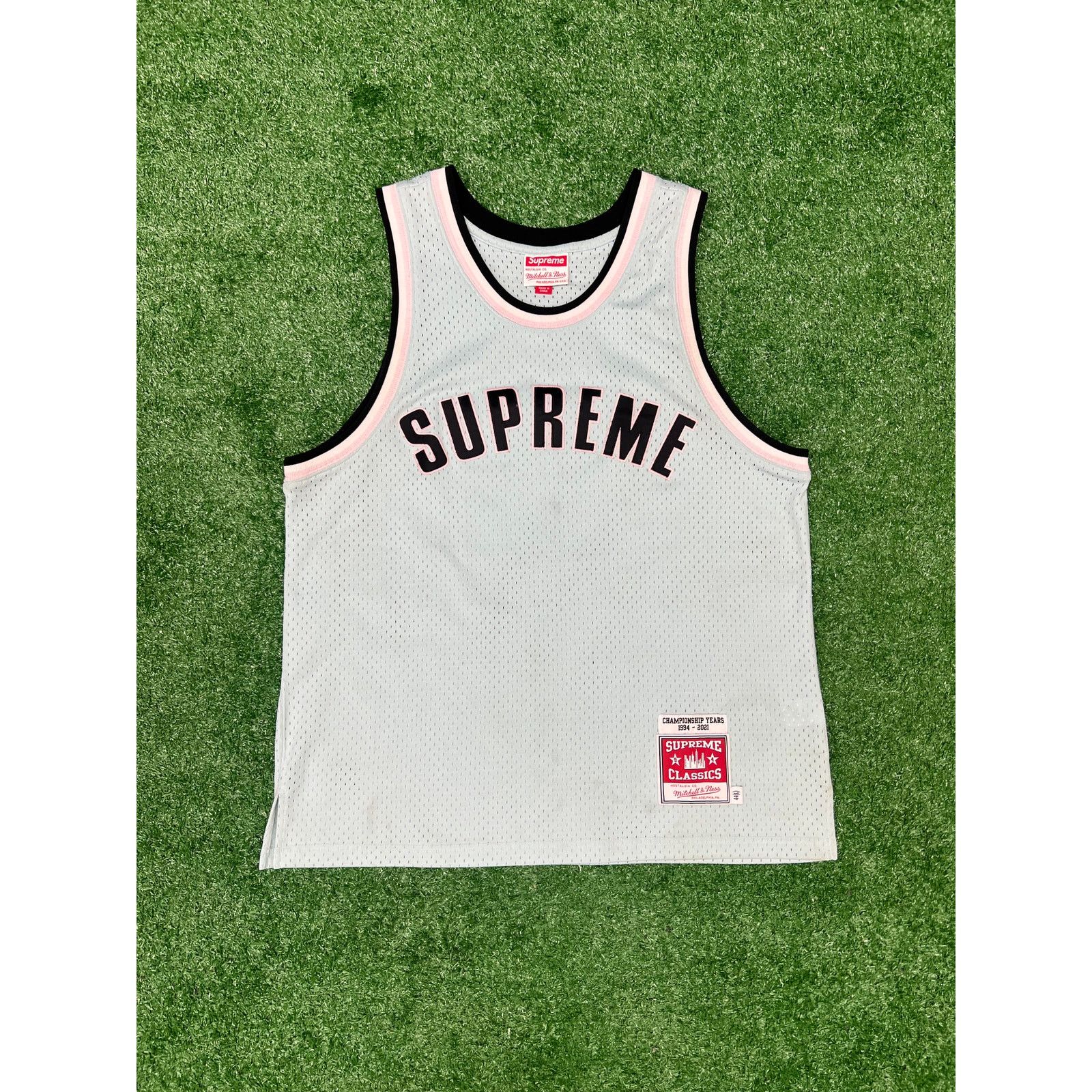 2021 Supreme X WTAPS x Mitchell & Ness Hockey Jersey \