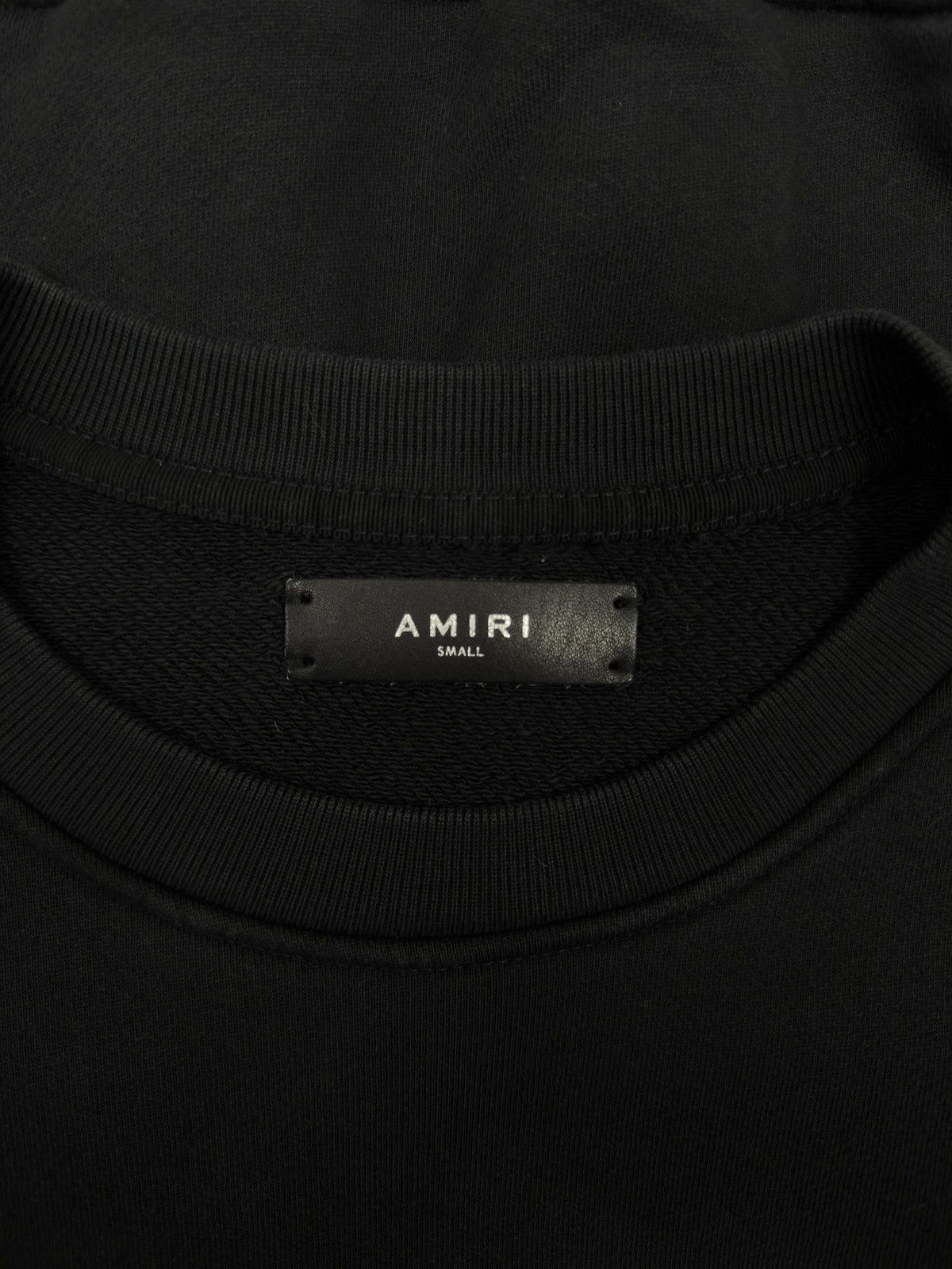 Amiri Amiri Size S Sweatshirt Black Floral Chest Peace Logo Size US S / EU 44-46 / 1 - 7 Thumbnail