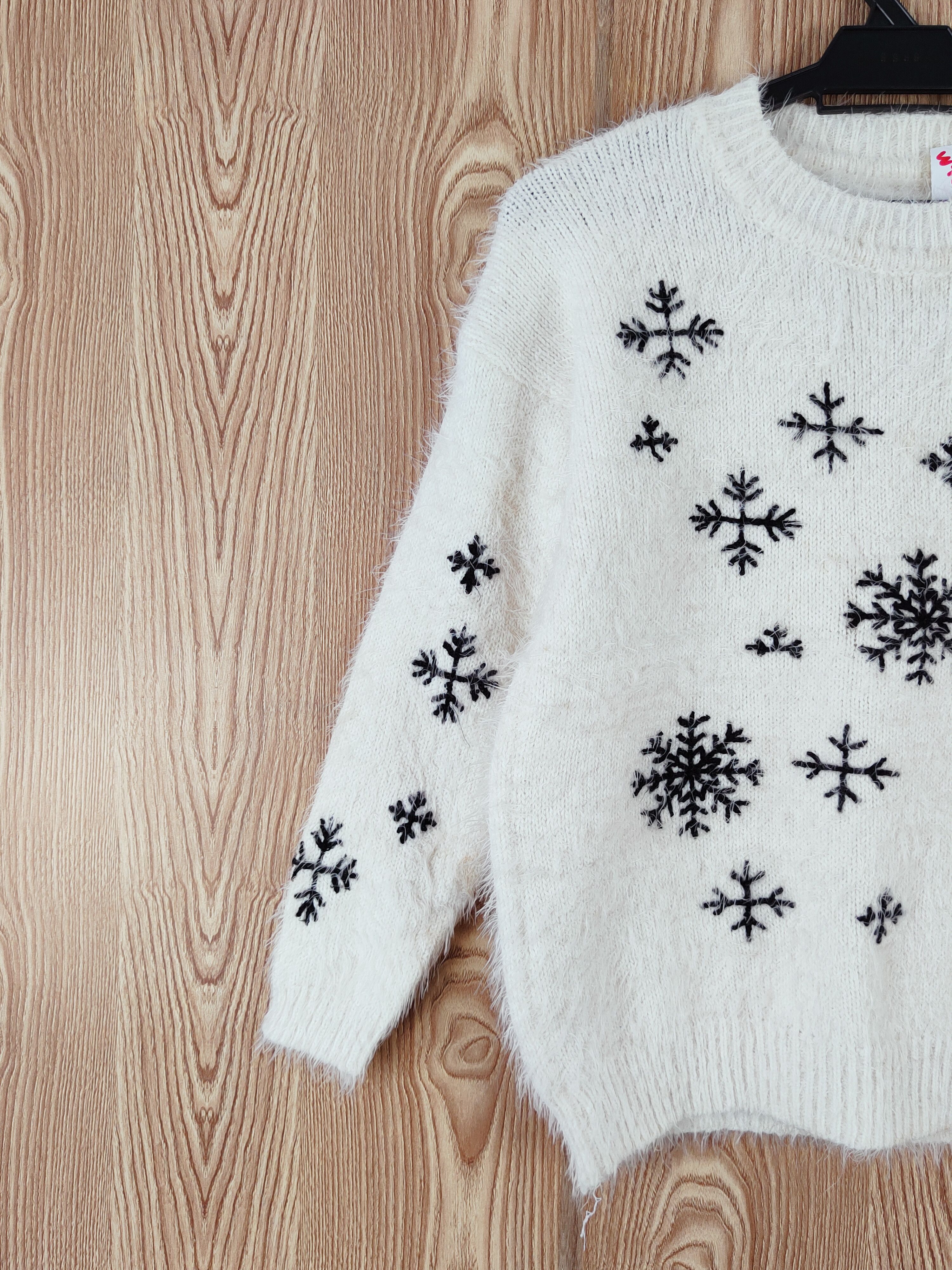 Japanese Brand Japanese Brand Ivory Shag Shaggy Fur Mohair Knitwear #W769 Size S / US 4 / IT 40 - 3 Thumbnail