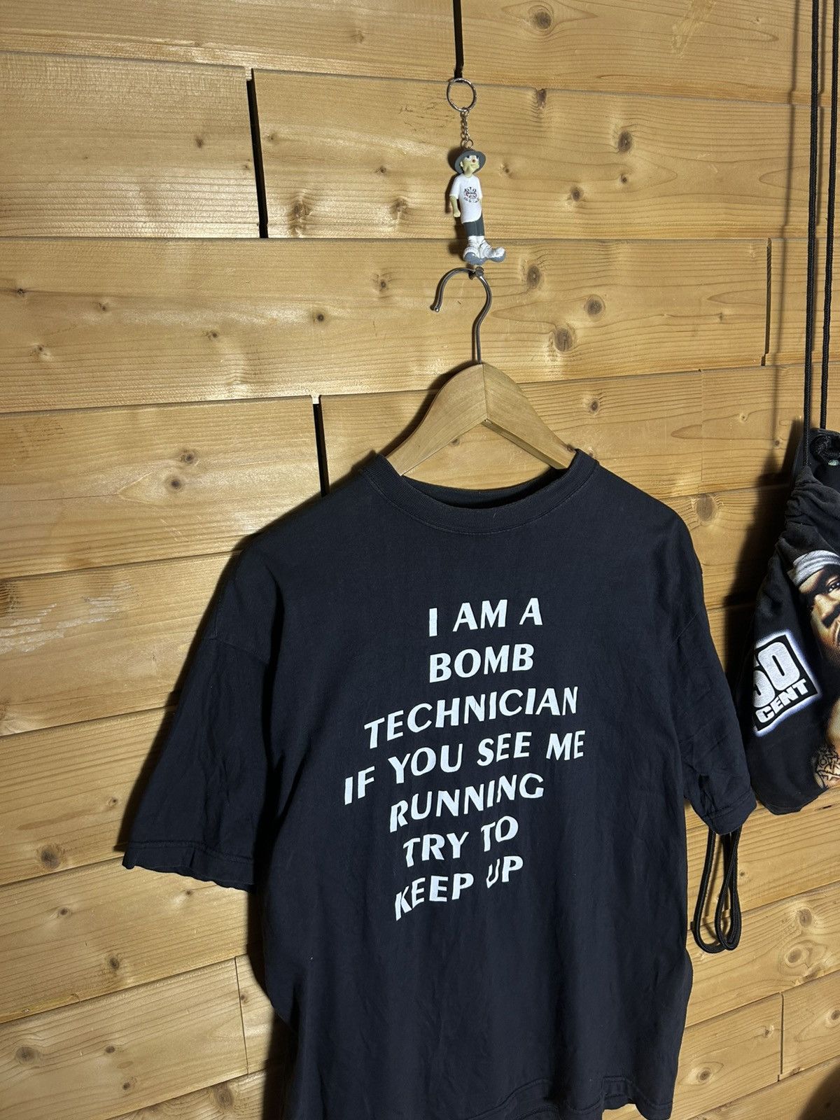 Vintage Vintage 90s I am bomb humor t shirt Size US L / EU 52-54 / 3 - 2 Thumbnail