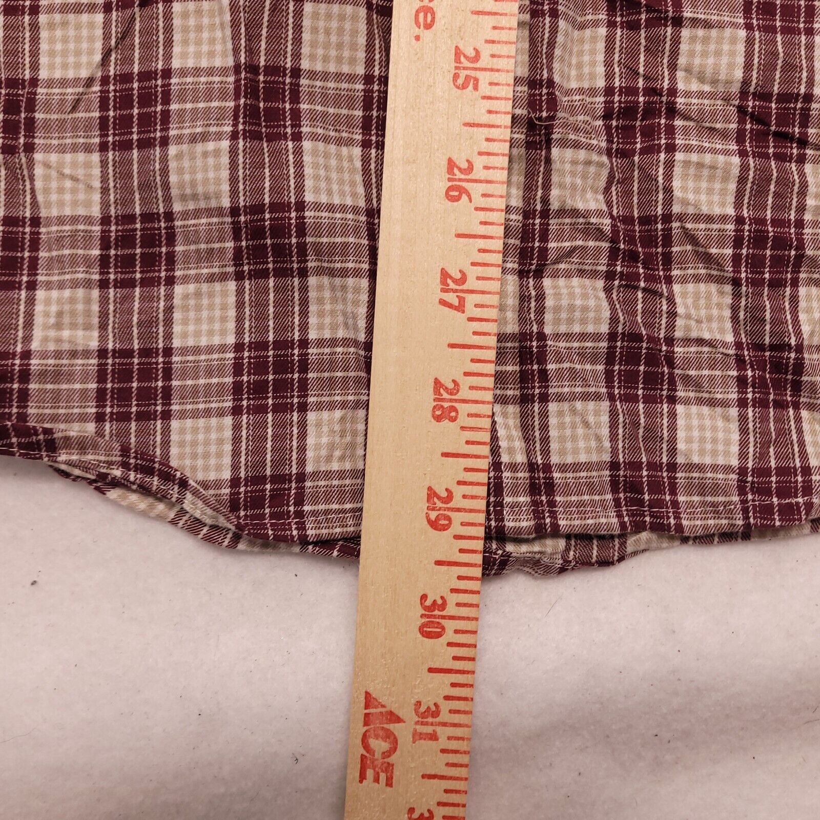 Croft & Barrow Croft & Barrow Tartan Flannel Shirt Mens Size Large L Red Size US L / EU 52-54 / 3 - 8 Thumbnail
