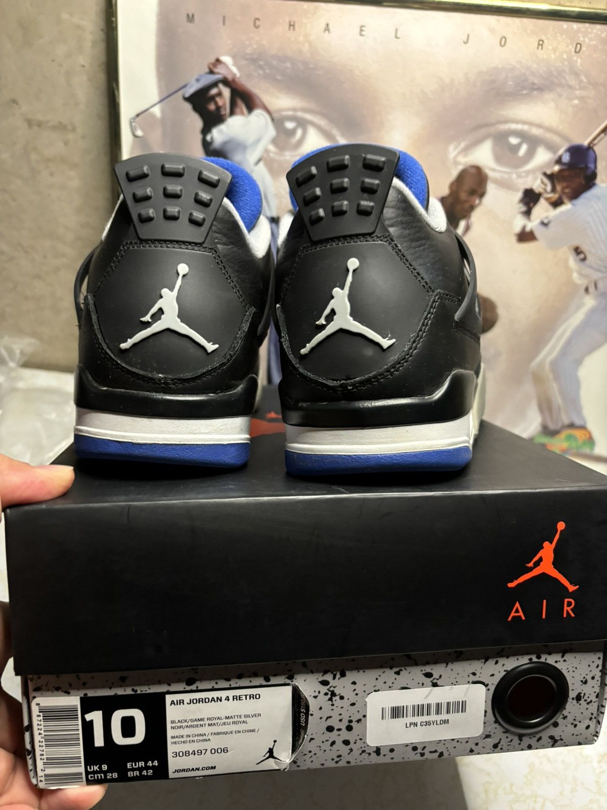 Jordan Brand Air Jordan 4 Retro Motorsports Alternate 2017 Size US 10 / EU 43 - 7 Thumbnail