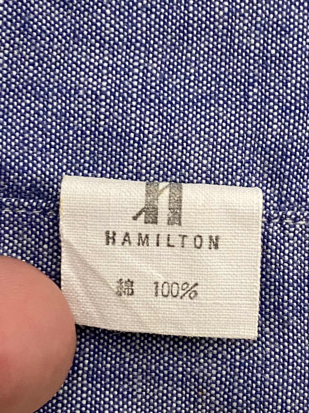 Polo Ralph Lauren Polo by Ralph Lauren x Hamilton Blue Chambray Button Up Size US M / EU 48-50 / 2 - 9 Thumbnail