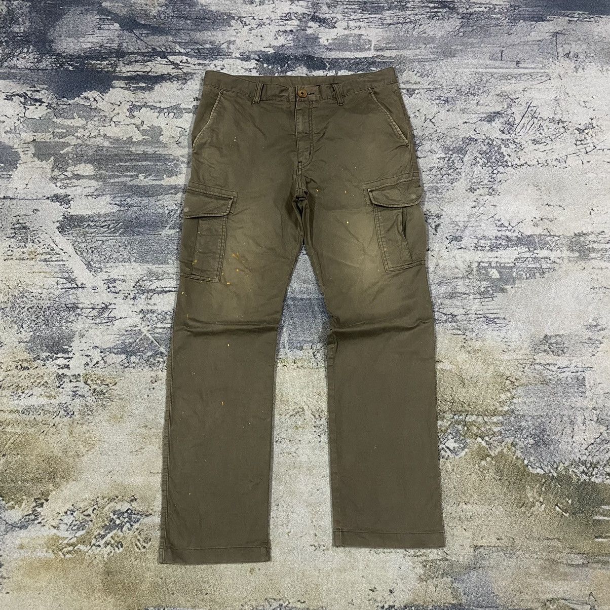 Japanese Brand × Uniqlo × Voodoo Tactical Japan Splash Paint Cargo Tactical Size US 34 / EU 50 - 1 Thumbnail