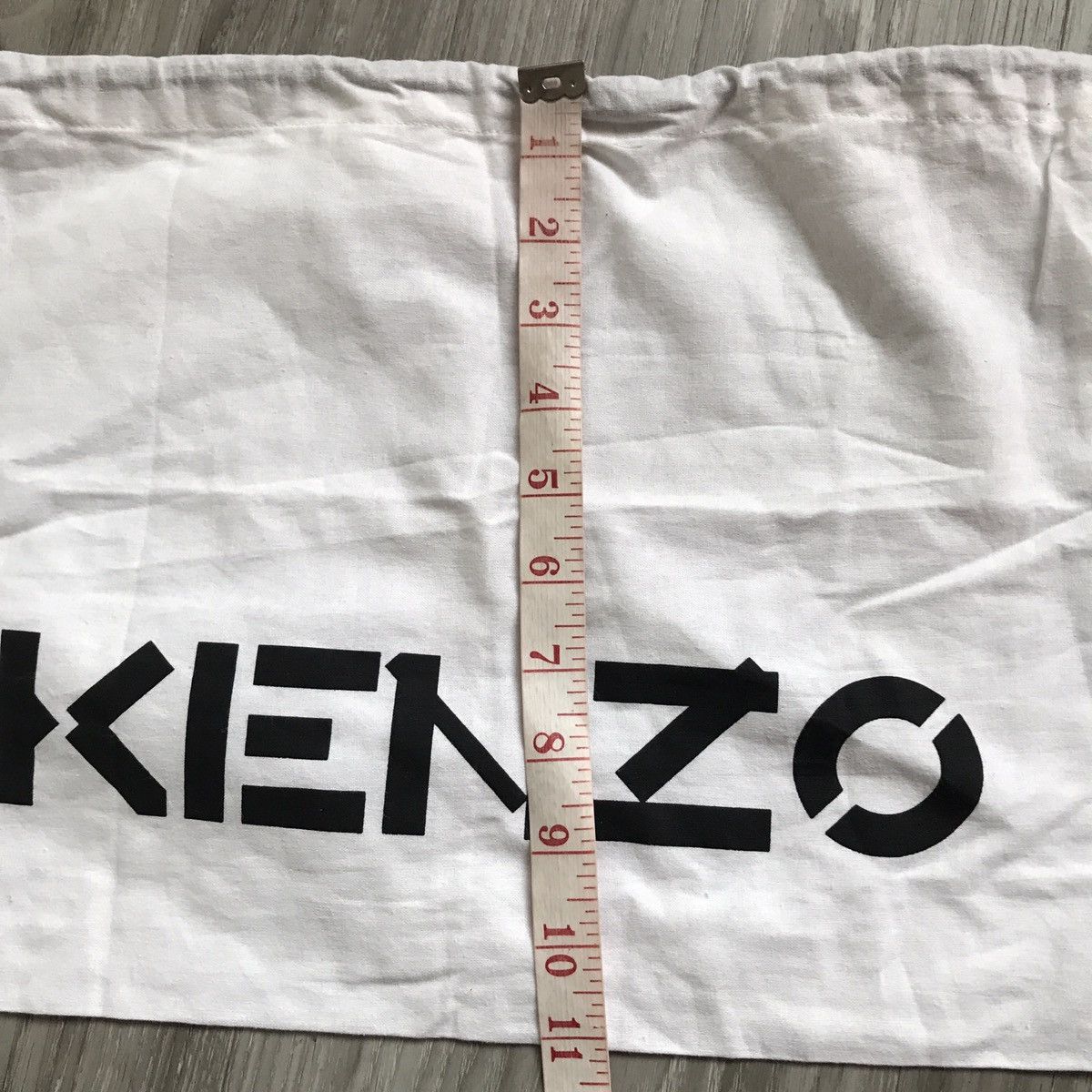 Kenzo Kenzo White Fleece Dustbag Size ONE SIZE - 5 Thumbnail