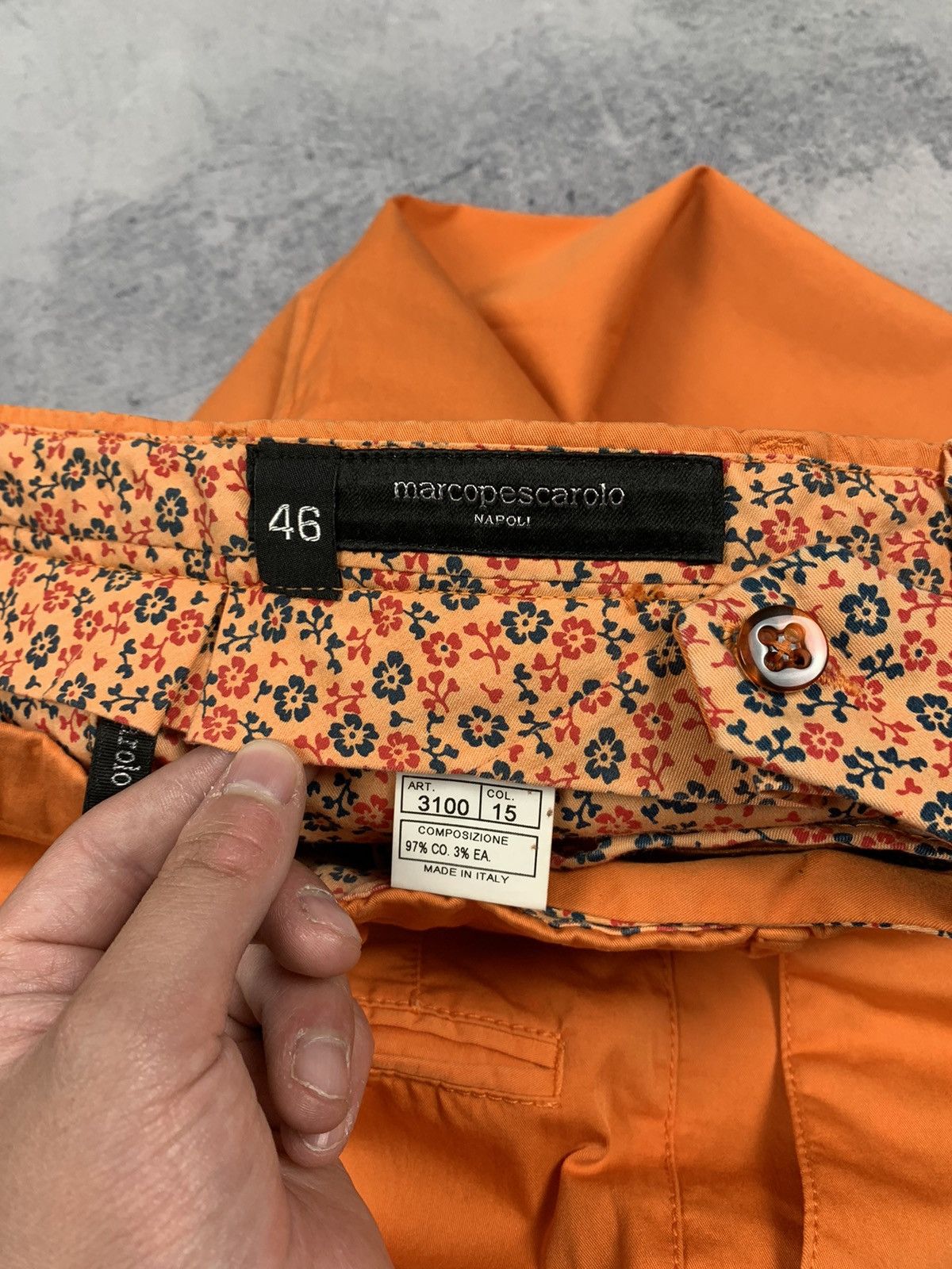 Marco Pescarolo Marco Pescarolo Napoli Classic Chino Pants Men’s Size 46 IT Size US 36 / EU 52 - 7 Thumbnail