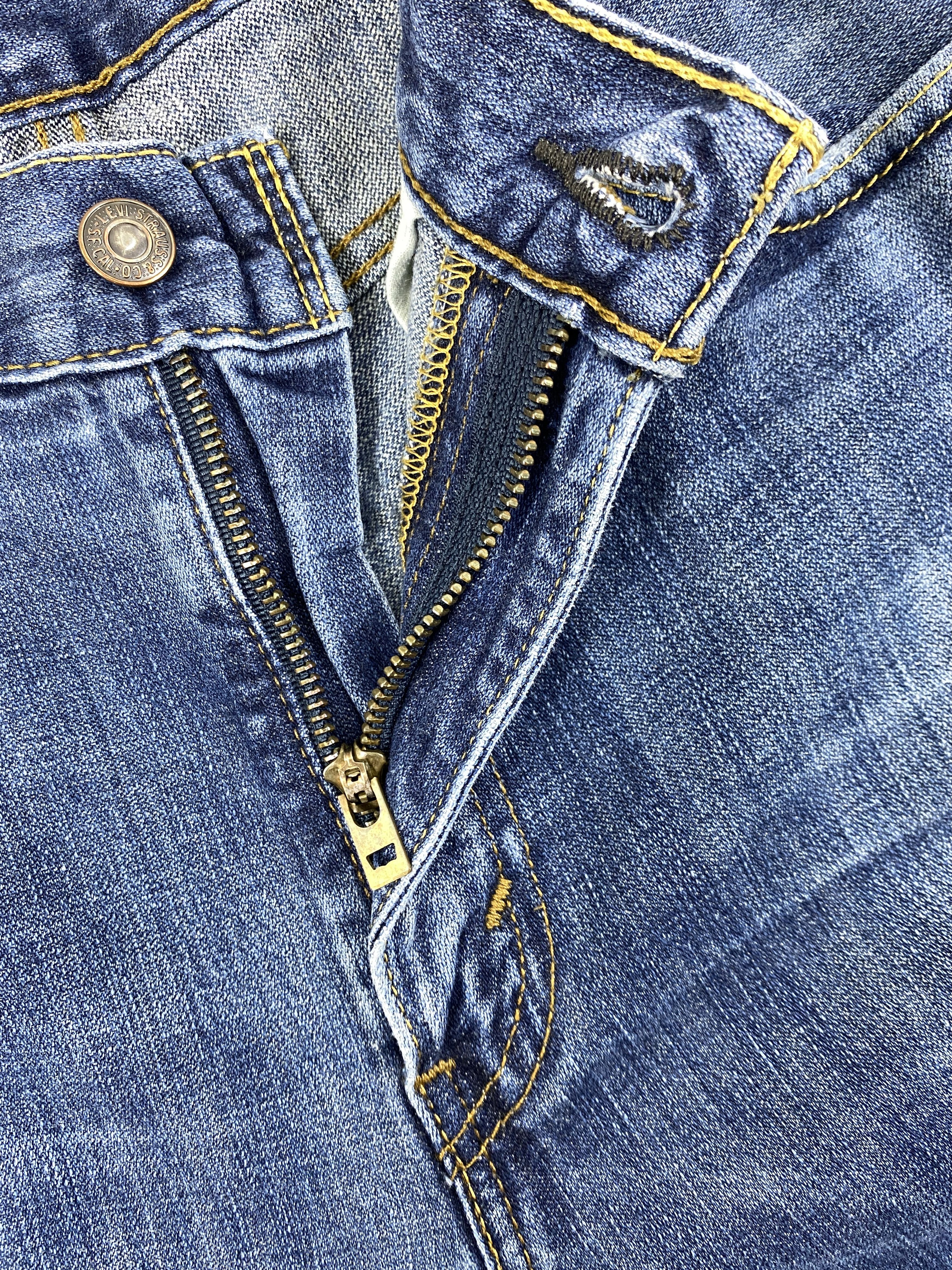Levi's Distressed Blue Vintage Levi's 514 34x31.5 Denim -SJ130 Size US 34 / EU 50 - 6 Thumbnail