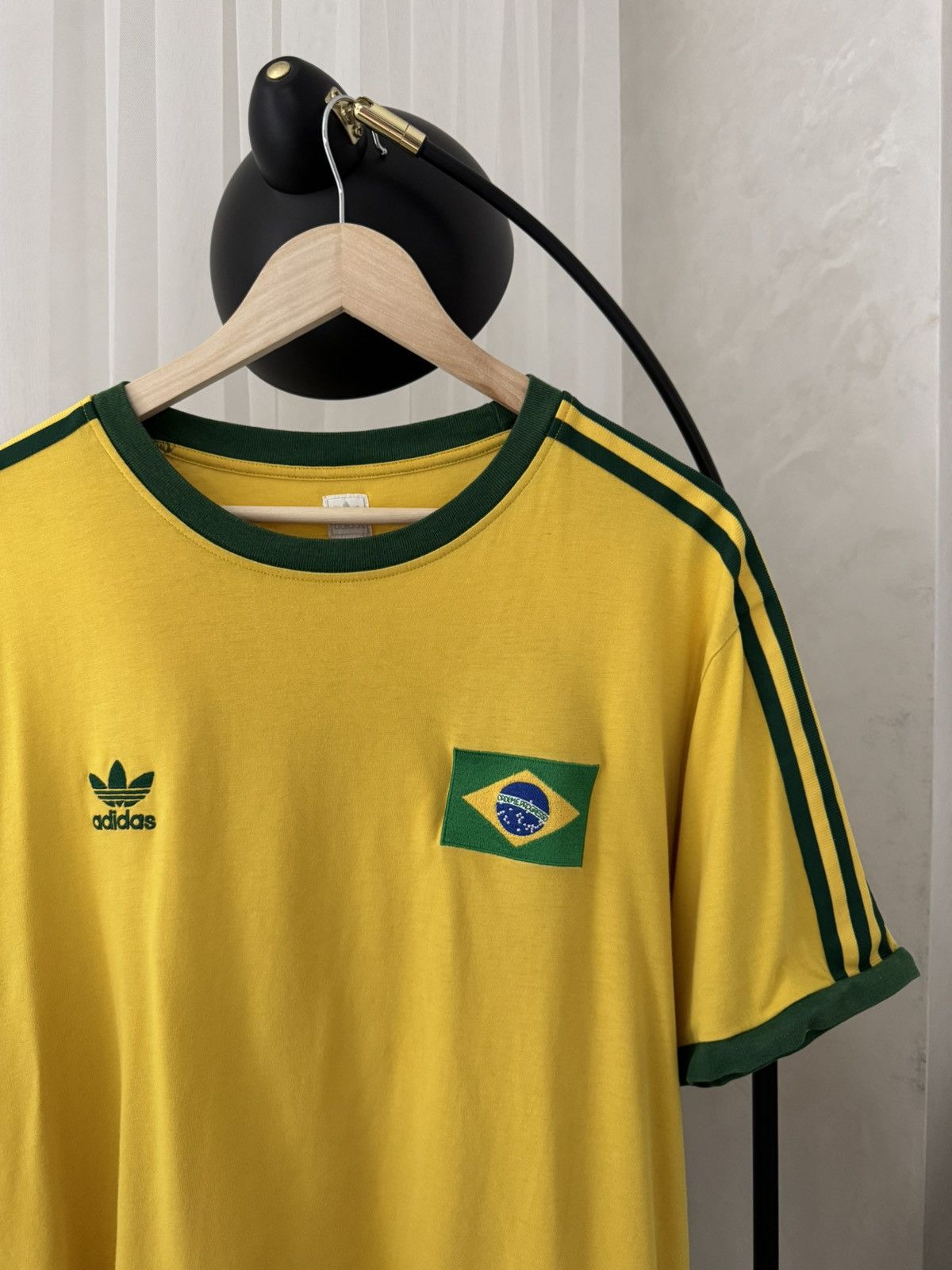 Adidas Adidas Brazil 2005 Fifa World Cup Vintage Blockcore Jersey Size US L / EU 52-54 / 3 - 4 Thumbnail