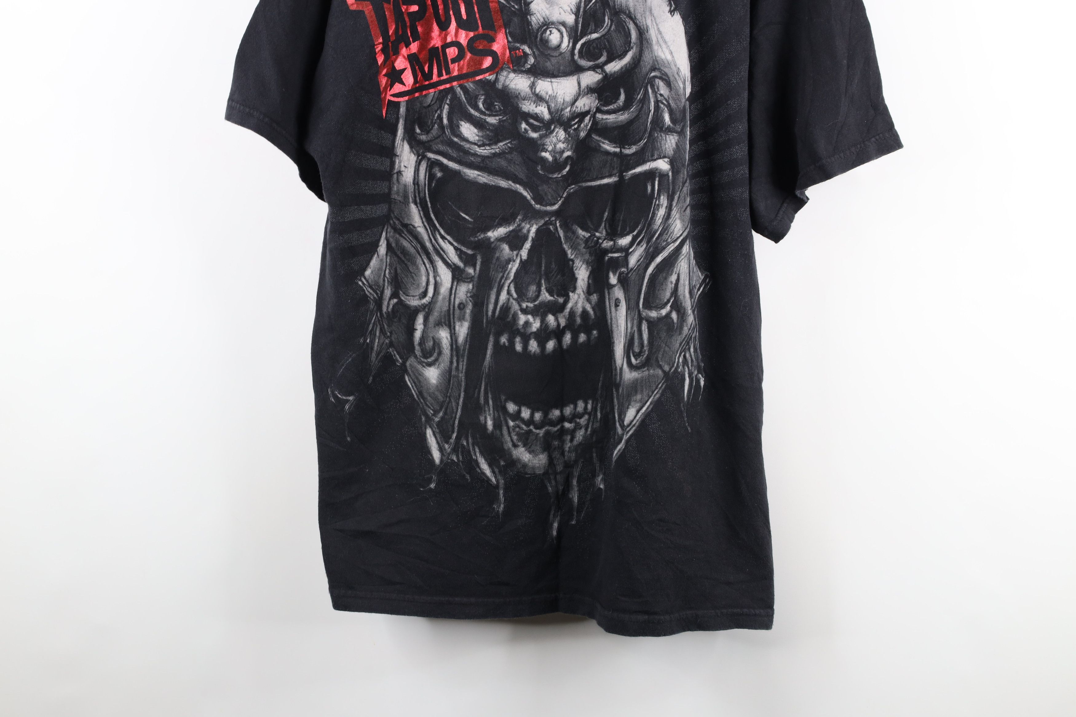 Vintage Tapout Out Skull Warrior MMA UFC Fighting T-Shirt
