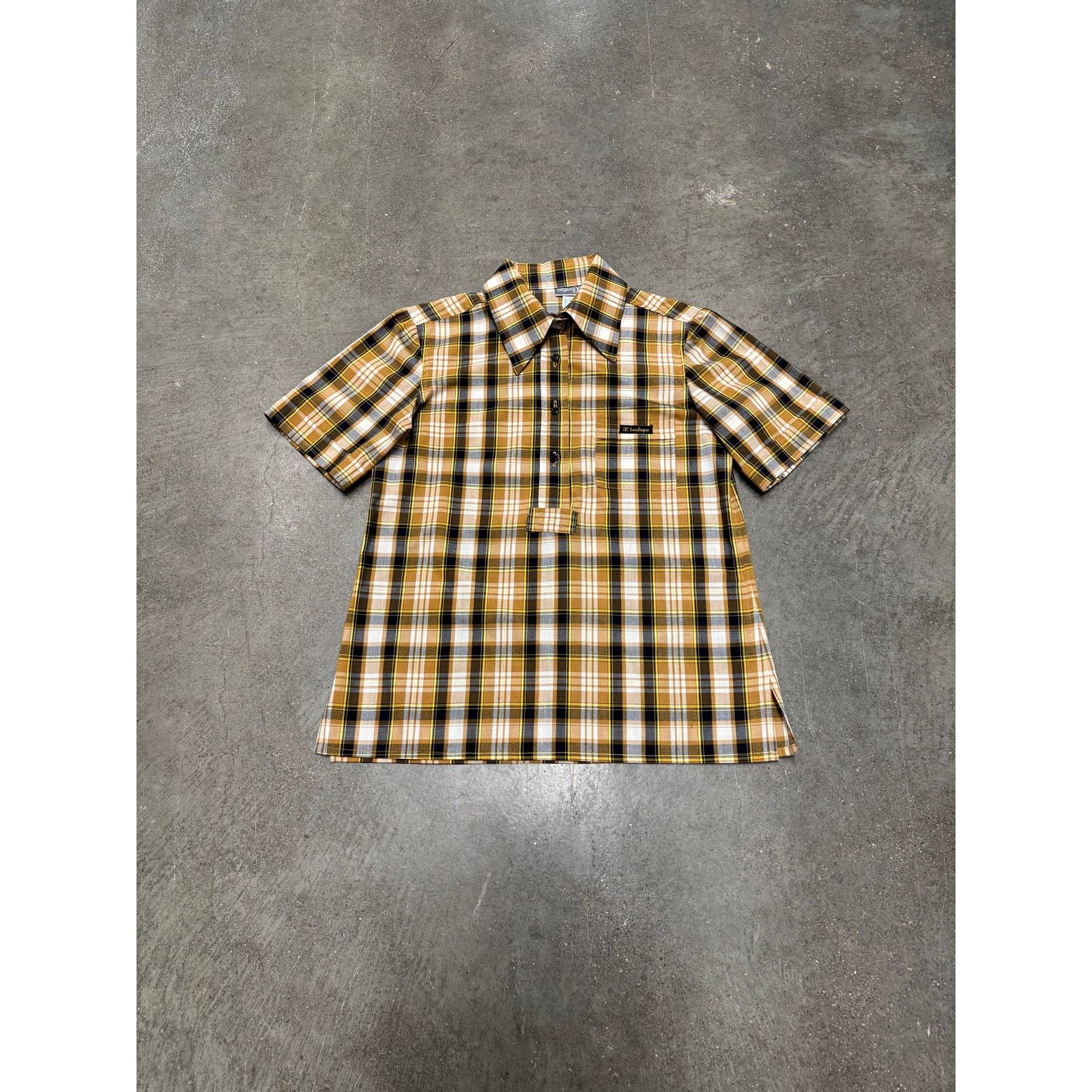 Vintage Vintage Women’s Plaid Button-Up Blouse w/ Matching Side Bag Size M / US 6-8 / IT 42-44 - 5 Thumbnail