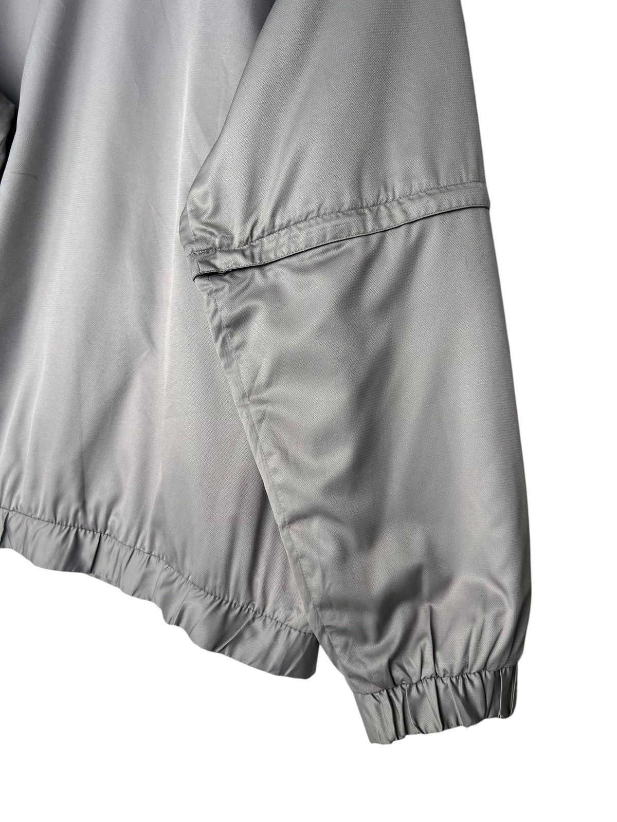 Nike × Vintage Vintage 2000s Nike Zipper Grey Light Jacket Size US XL / EU 56 / 4 - 6 Thumbnail