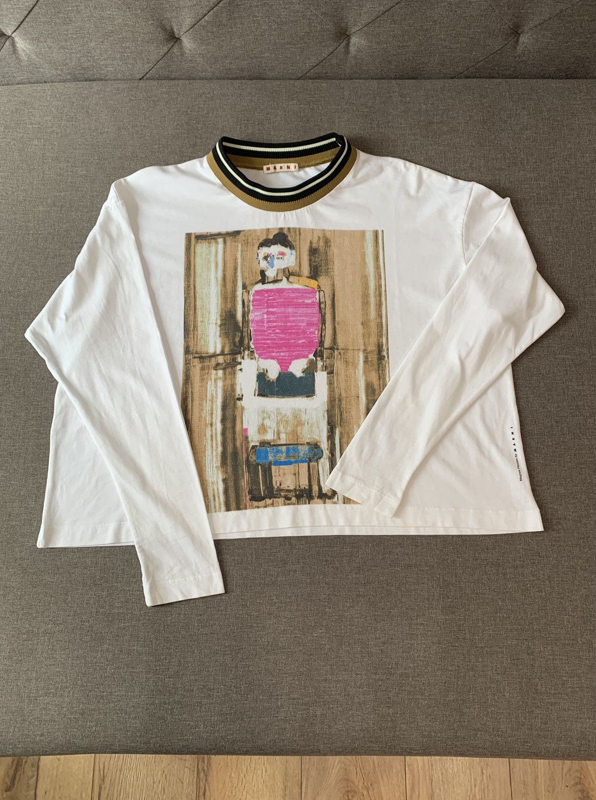 Marni Marni Magnus Plessen Long sleeve t shirt art Size M / US 6-8 / IT 42-44 - 1 Thumbnail