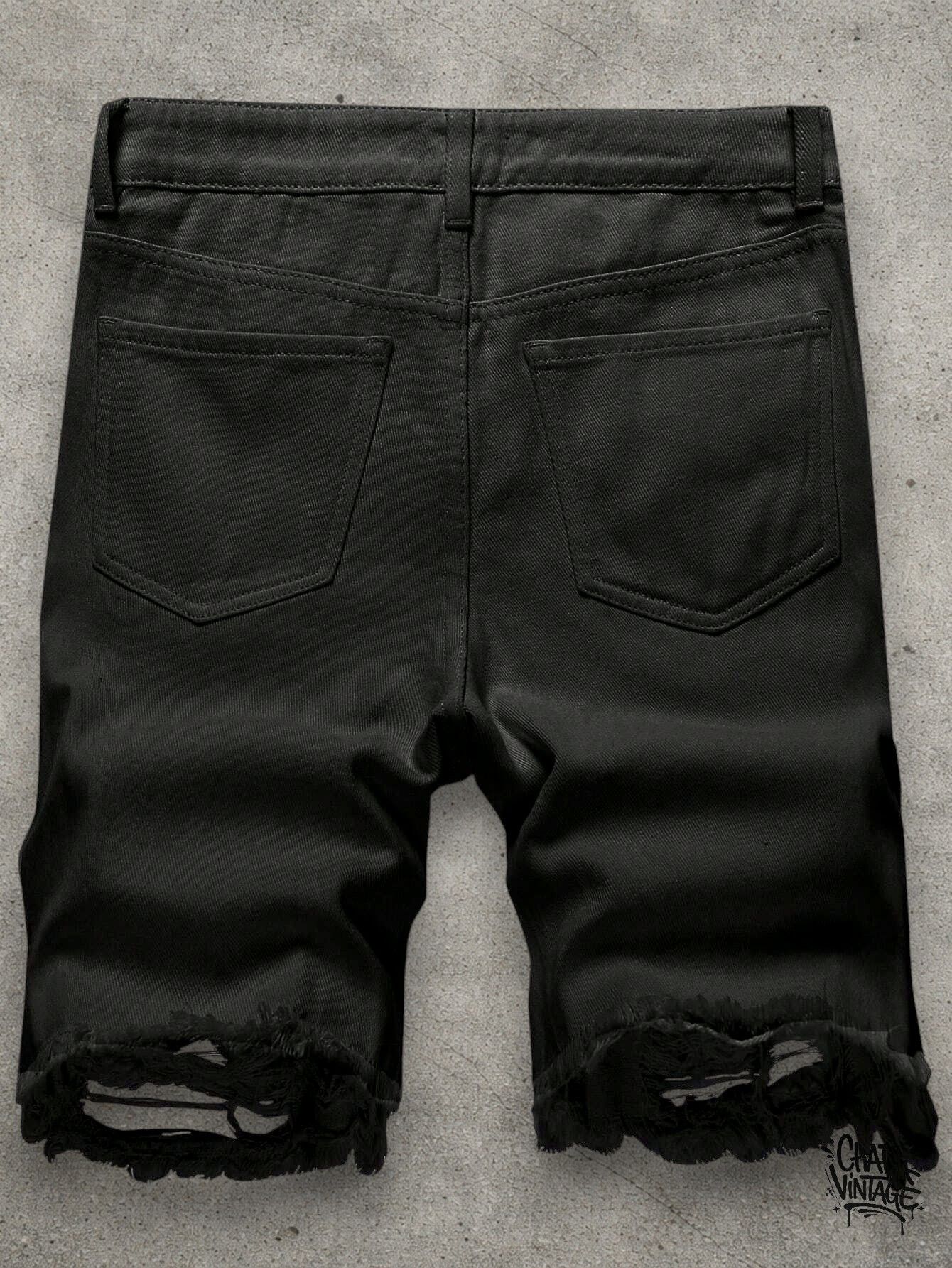 Vintage Distressed slim shorts Size US 34 / EU 50 - 2 Thumbnail
