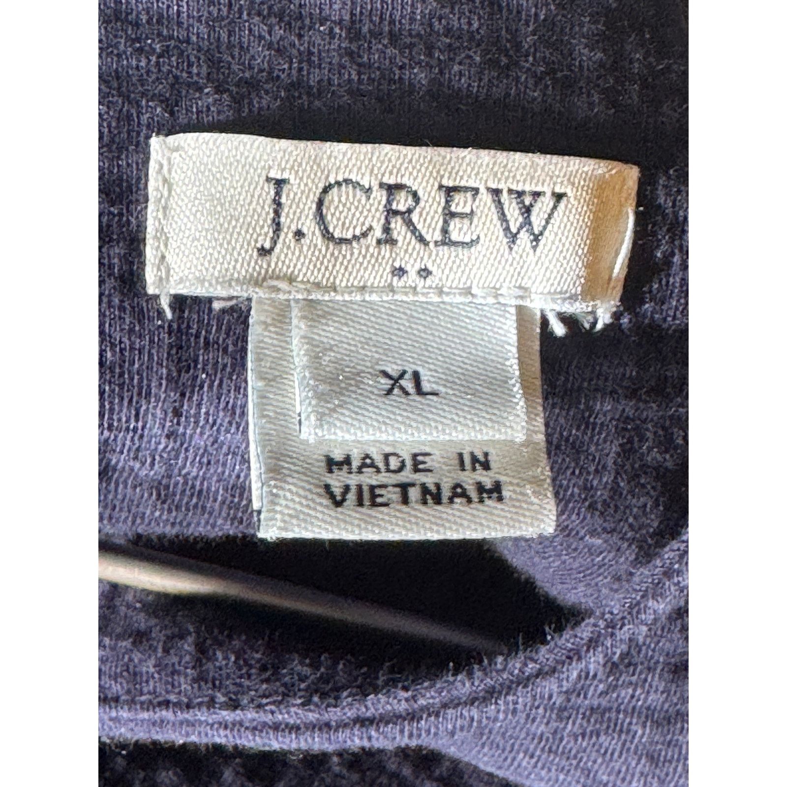 J.Crew J.Crew · Size XL · Ruffle Bell-Sleeve Shift Dress · Navy Size XL / US 12-14 / IT 48-50 - 3 Thumbnail