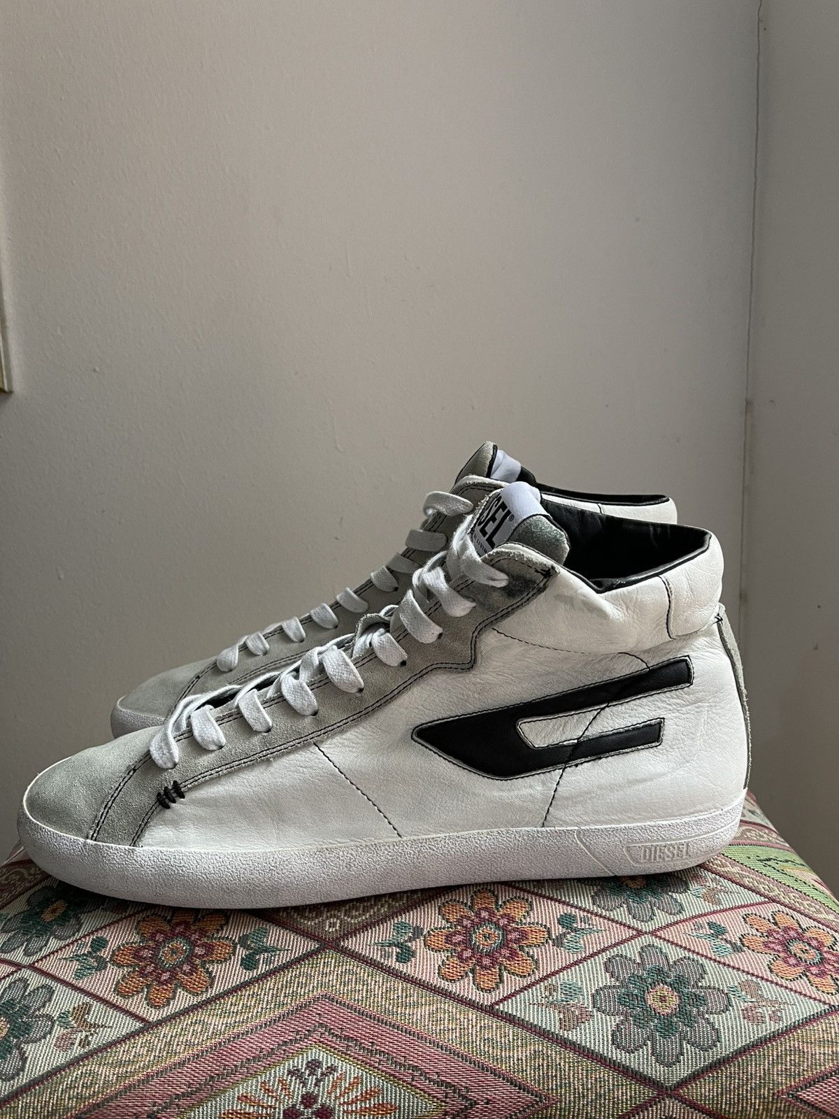 Diesel Diesel S-LEROJI Mid Leather Shoes Size US 12.5 / EU 45-46 - 3 Thumbnail