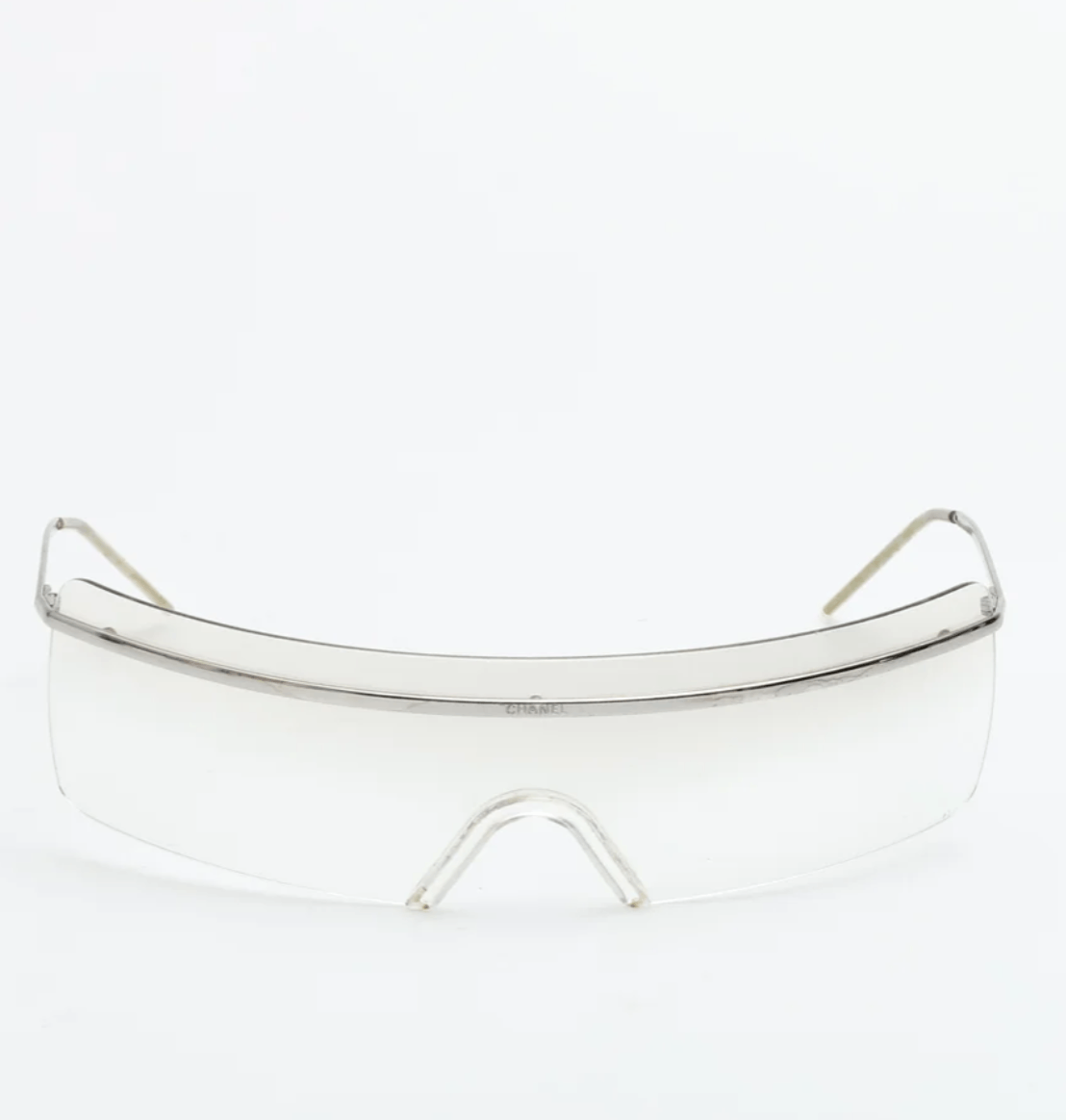Chanel × Vintage CHANEL Sunglasses 4044 Mask Visor Rimless Ski Shield 4033 Size ONE SIZE - 3 Thumbnail