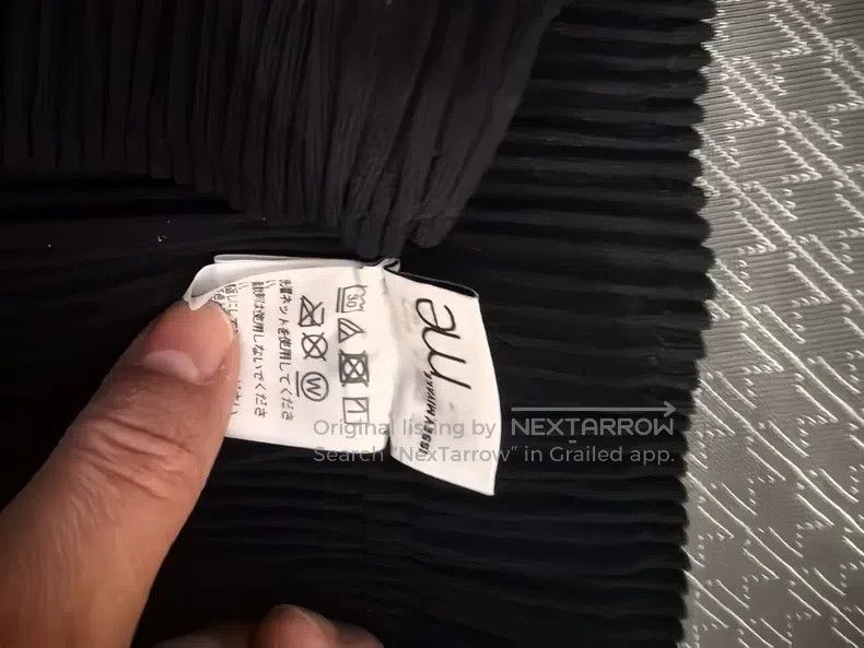Issey Miyake Issey Miyake size:one size Black Skirt Size 22" - 3 Thumbnail
