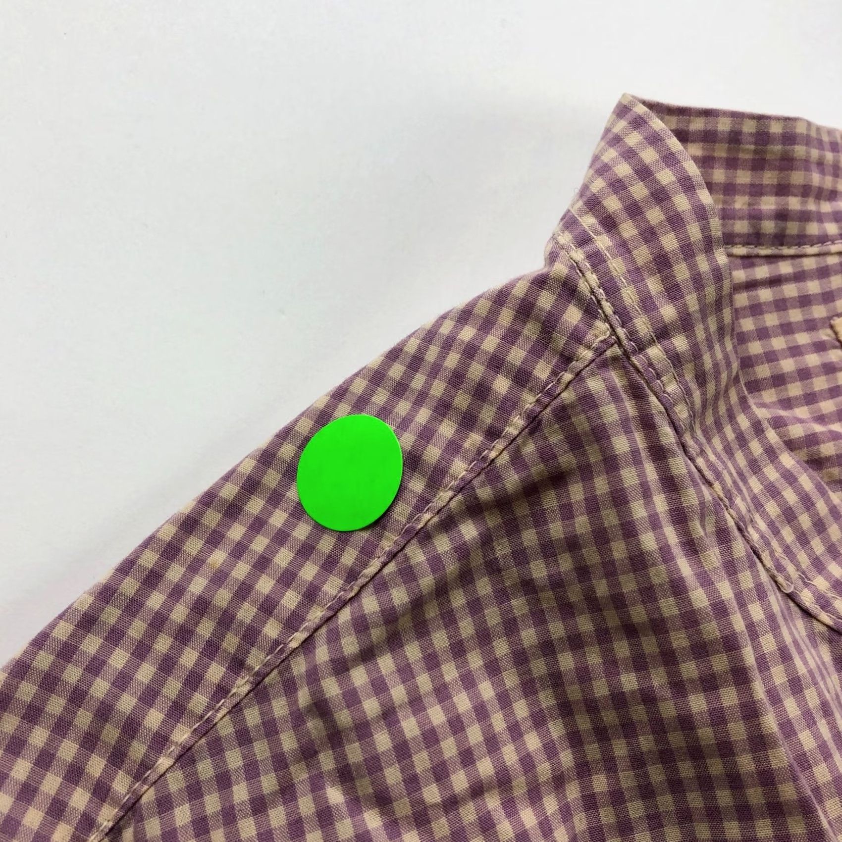 Nili Lotan Nili Lotan Shirt XL Button Up Peasant Check Multicolor Casual Womens Size XL / US 12-14 / IT 48-50 - 3 Thumbnail