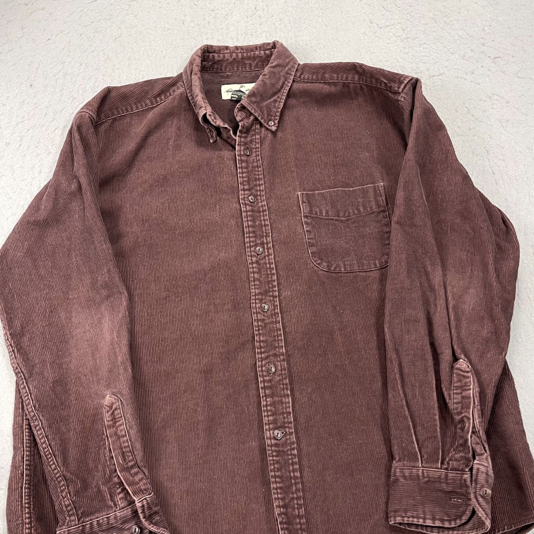Eddie Bauer VINTAGE Eddie Bauer Shirt Mens XL Red Corduroy Heavy Cotton Casual 90s Size US XL / EU 56 / 4 - 3 Thumbnail