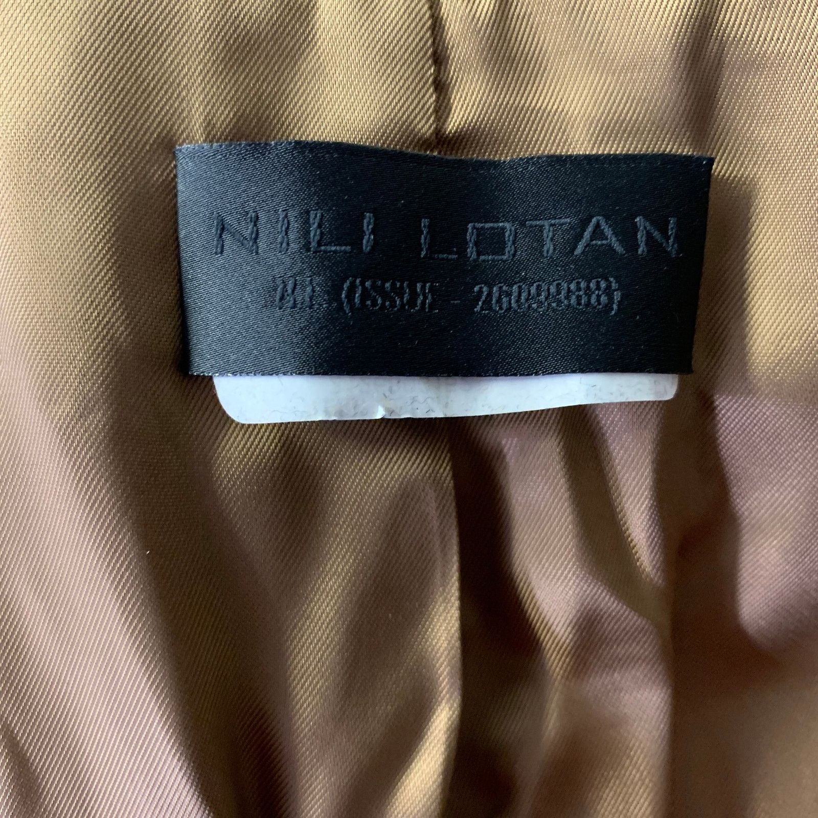 Nili Lotan NILI LOTAN Size M Tan Wool Notch Lapel Jacket Size M / US 6-8 / IT 42-44 - 4 Thumbnail