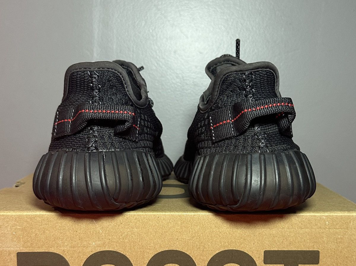 Yeezy Size 5 - Adidas Yeezy Boost 350 V2 Low Black Non-Reflective Size US 5 / EU 37 - 3 Thumbnail