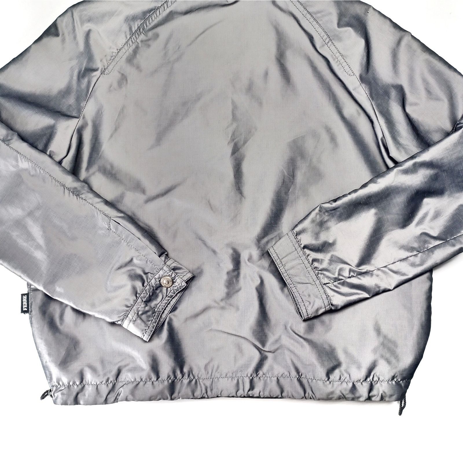 Gianfranco Ferre Y2K Ferre Jeans Metallic Silver Jacket Sz S Chrome Techwear Size S / US 4 / IT 40 - 5 Thumbnail