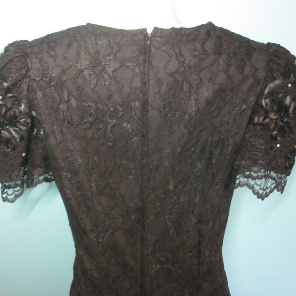 Fay Leslie Fay Evening Dress Size 4 Vintage 80's Size XS / US 0-2 / IT 36-38 - 8 Thumbnail