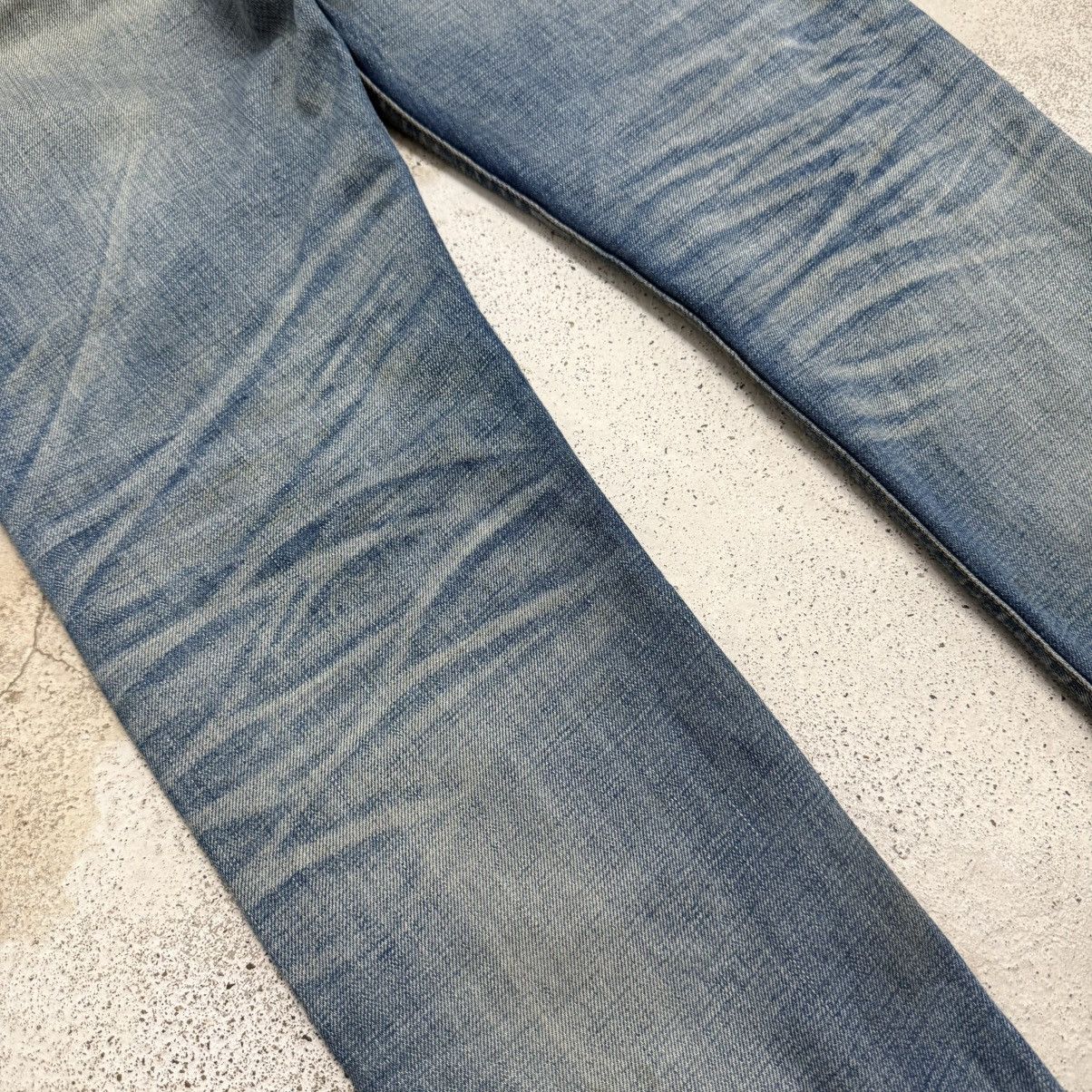NSF NSF Muddy Distressed Slim Fit Buttonfly Denim Pants Size US 31 - 14 Thumbnail
