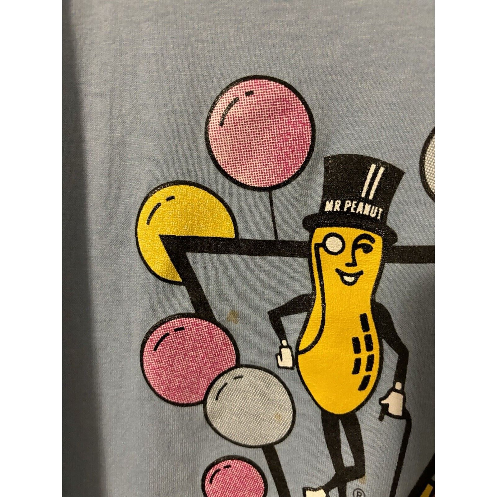 Other Vintage Mr. Peanut 75th birthday blue single T-shirt Size XL Size US XL / EU 56 / 4 - 5 Thumbnail