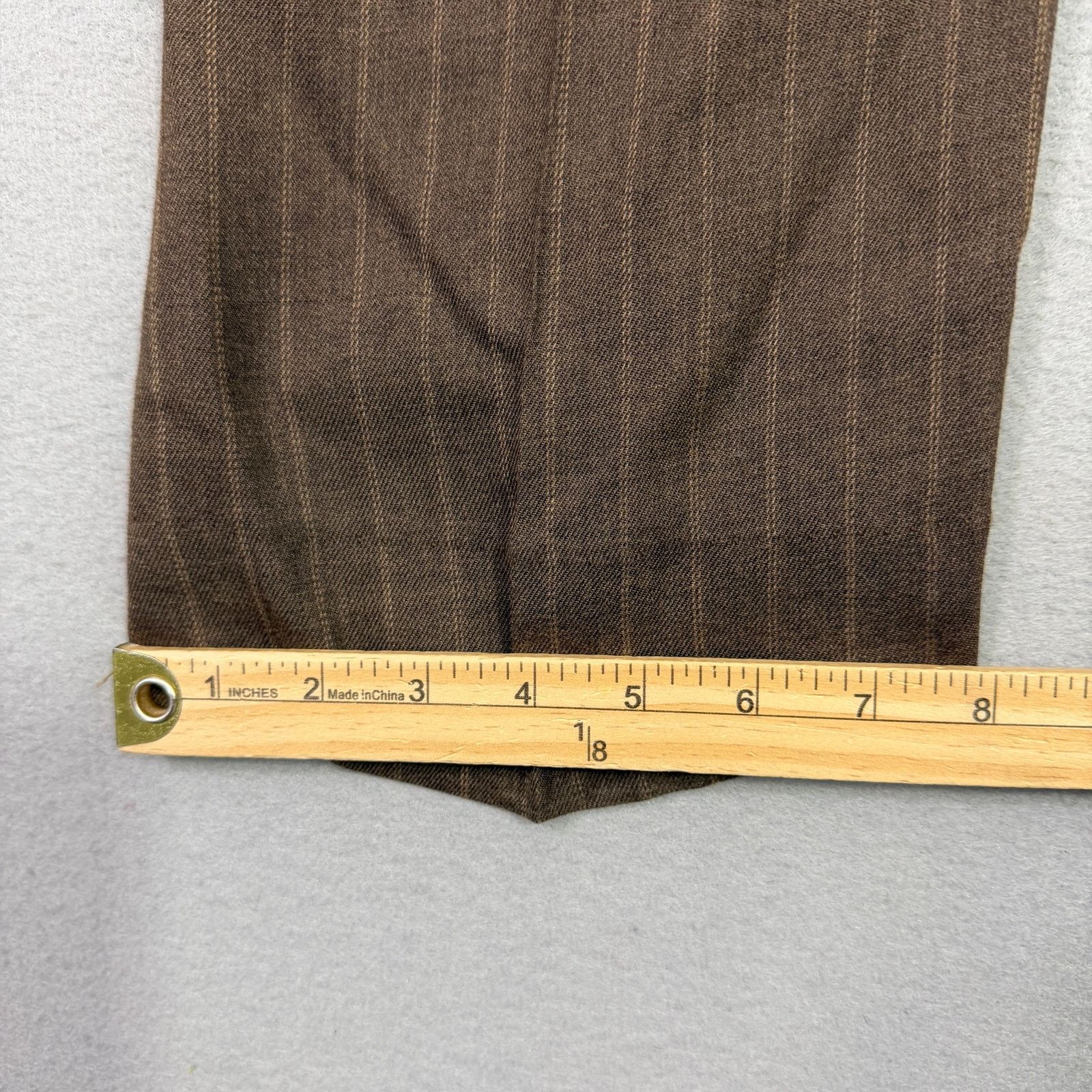 Vintage Vintage A1 Kotzin Action Slacks Pants 28x28 Brown Striped Size US 28 / EU 44 - 11 Thumbnail