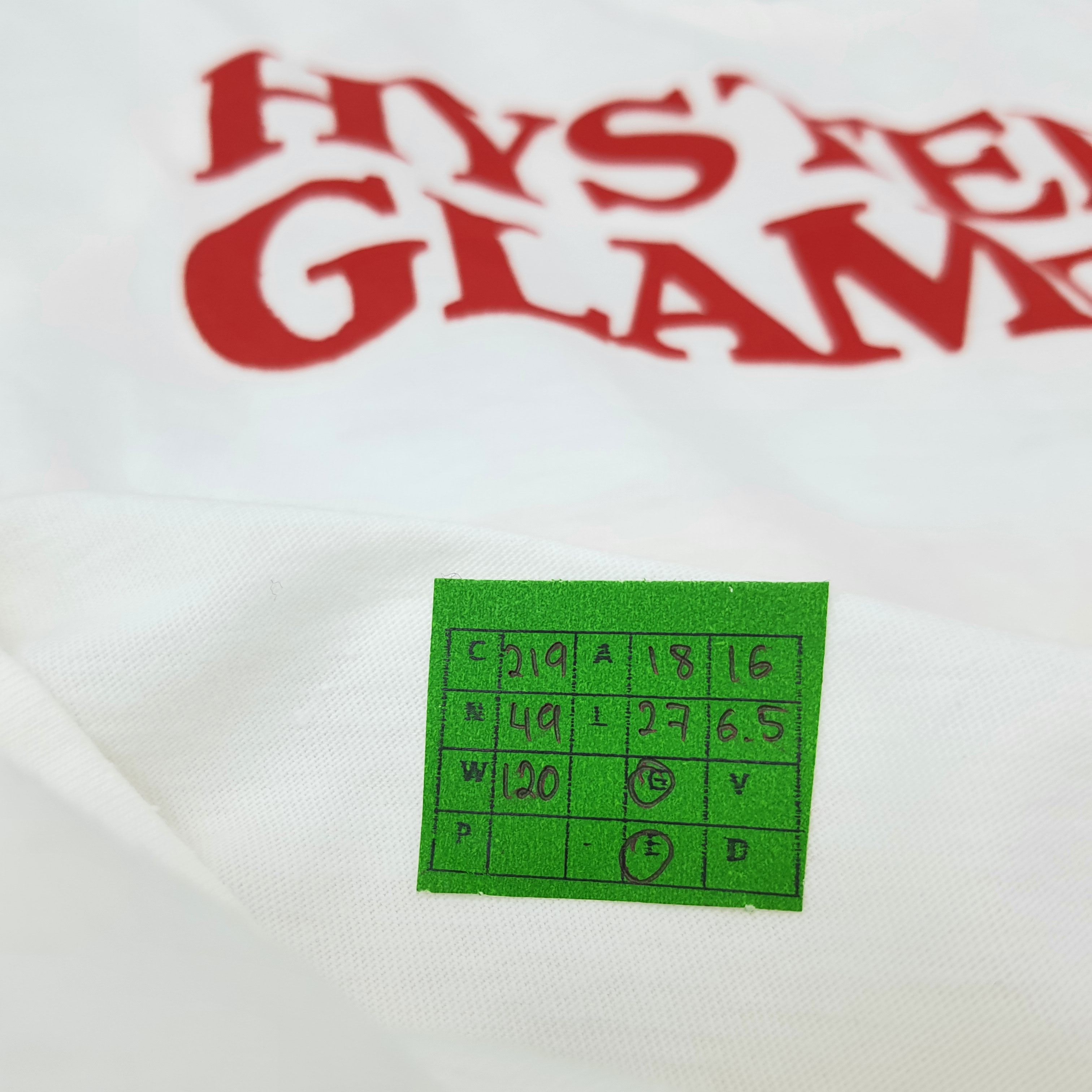 Hysteric Glamour × Japanese Brand × Vintage Vintage Hysteric Glamour Japan Custom Logo Tshirt C219N49 Size S / US 4 / IT 40 - 9 Thumbnail