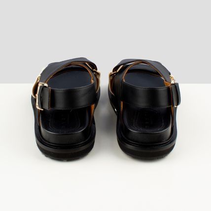 Marni o1w1db11225 Leather Sandals in Black Size US 9 / IT 39 - 6 Thumbnail