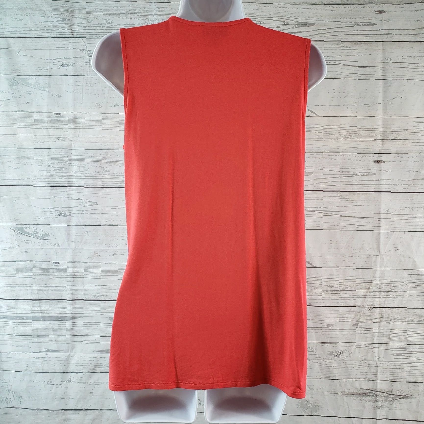 J. Jill J Jill Wearever Collection Womens Tank Top S Pink Side Tie - Regular Rayon Blend Vest Tank Shirt Womens Casual 90s Vintage? Size S / US 4 / IT 40 - 5 Thumbnail