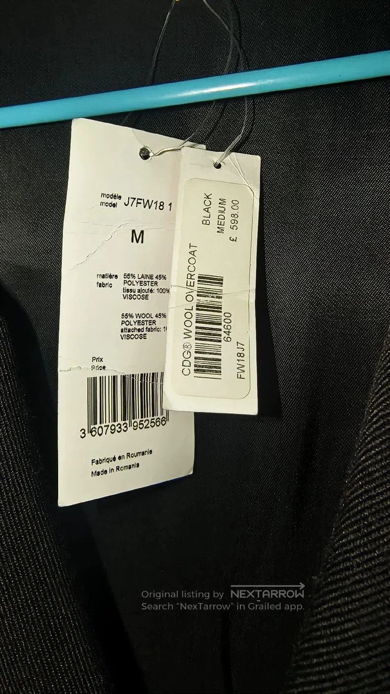 Comme des Garcons Supreme x CDG FW18 Shirt Coat. Size US M / EU 48-50 / 2 - 4 Thumbnail