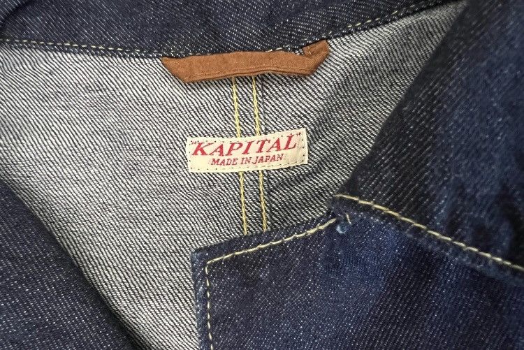 Kapital Kapital Hirata Kazuhiro denim patchwork coat windbreaker Size US XL / EU 56 / 4 - 3 Thumbnail