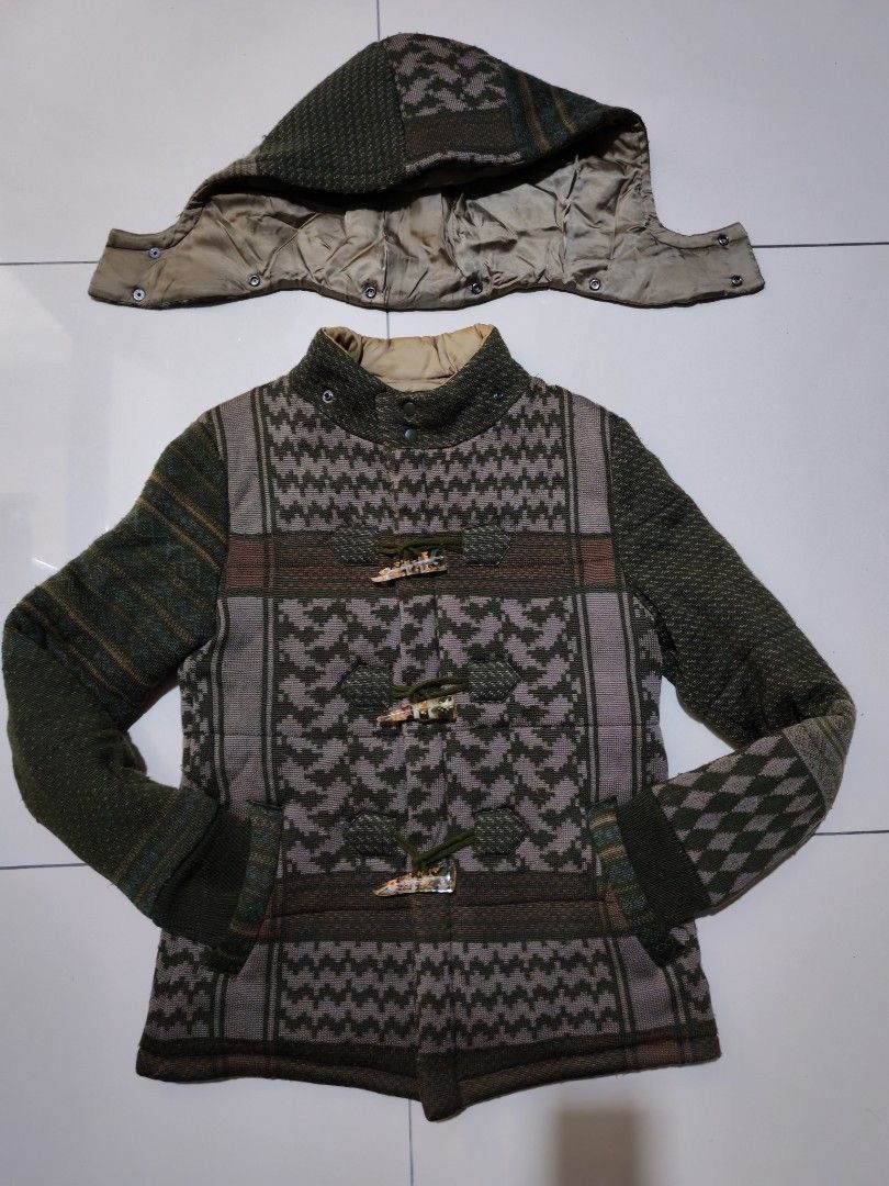 ANREALAGE Anrealage AW10 “wideshortslimlong” Toggle Knit Jacket Size US S / EU 44-46 / 1 - 4 Thumbnail