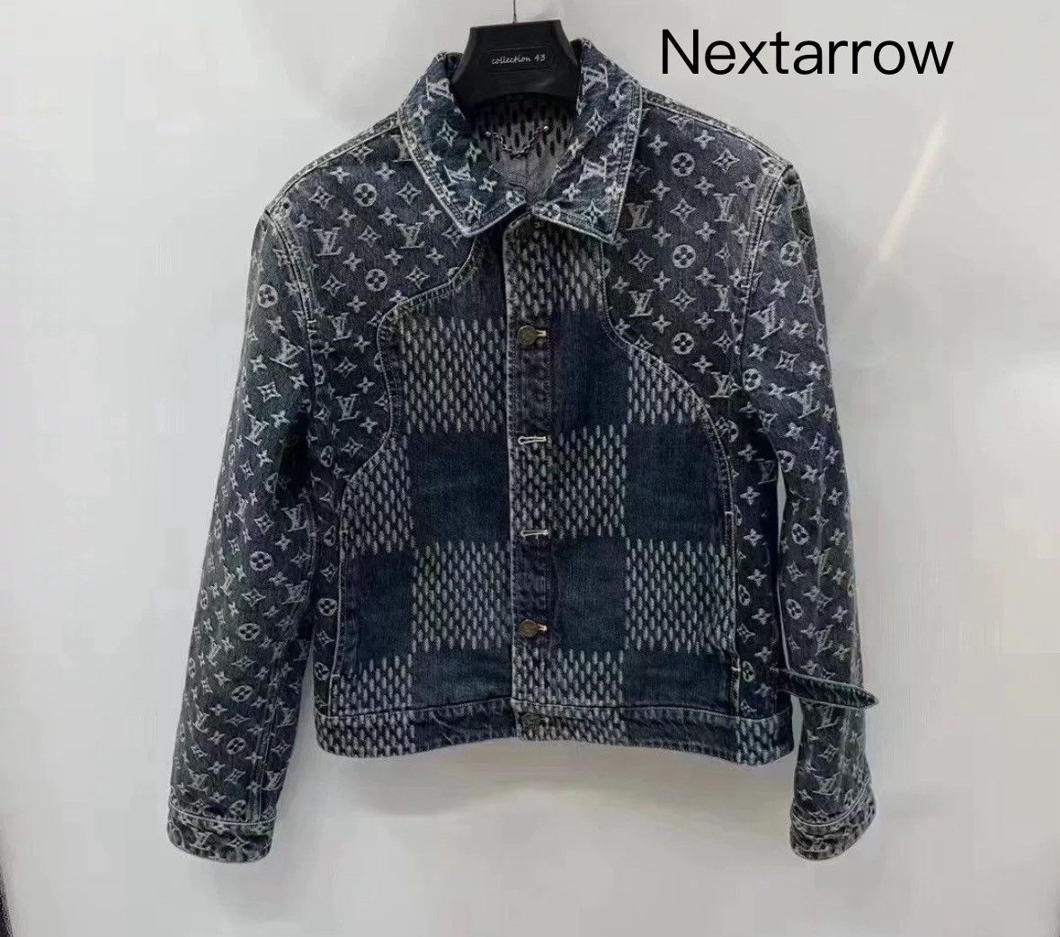 Louis Vuitton Louis Vuitton's latest blue Nigo full print denim jacket Size US S / EU 44-46 / 1 - 1 Thumbnail