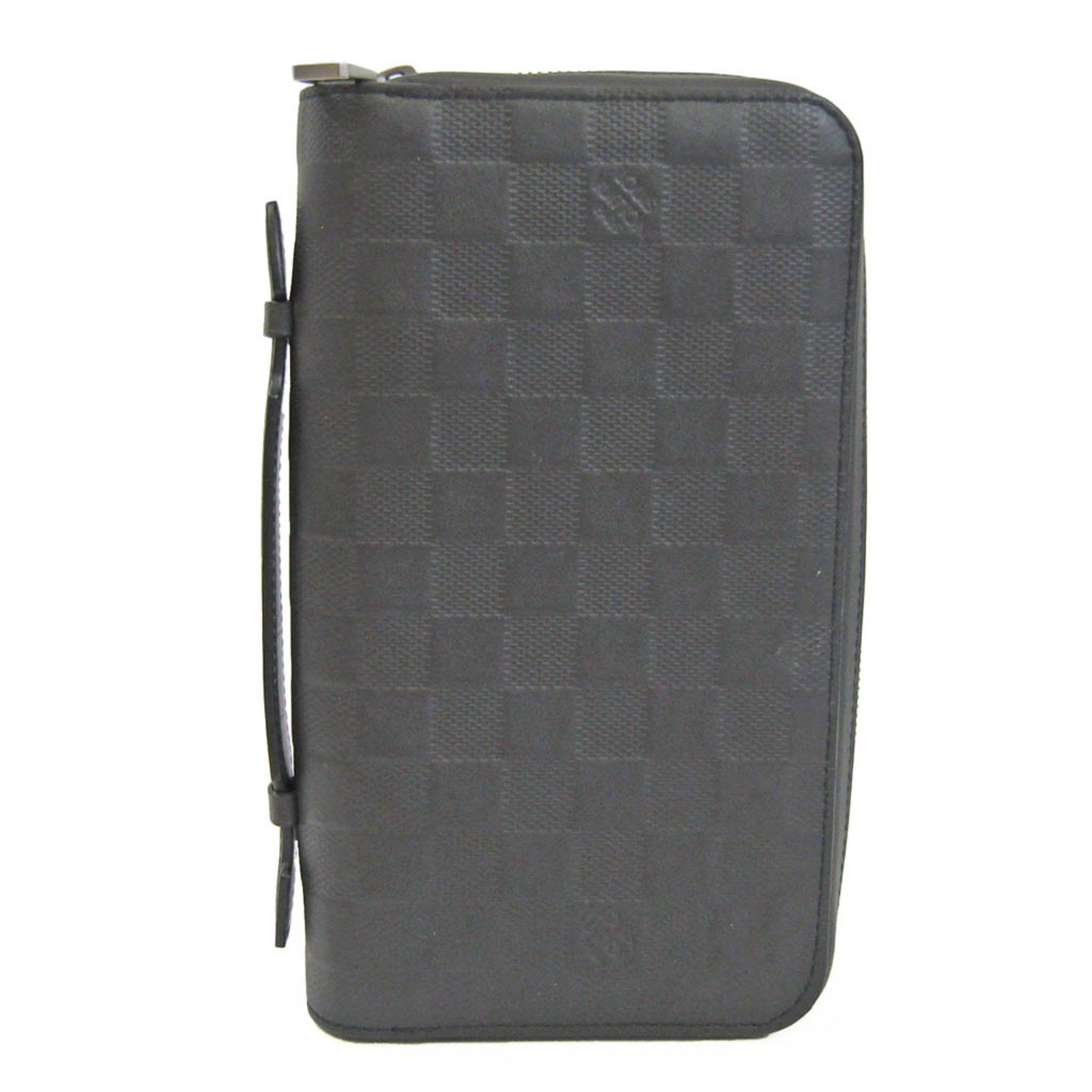 Louis Vuitton Multiple Wallet Onyx Silver Damier Infini