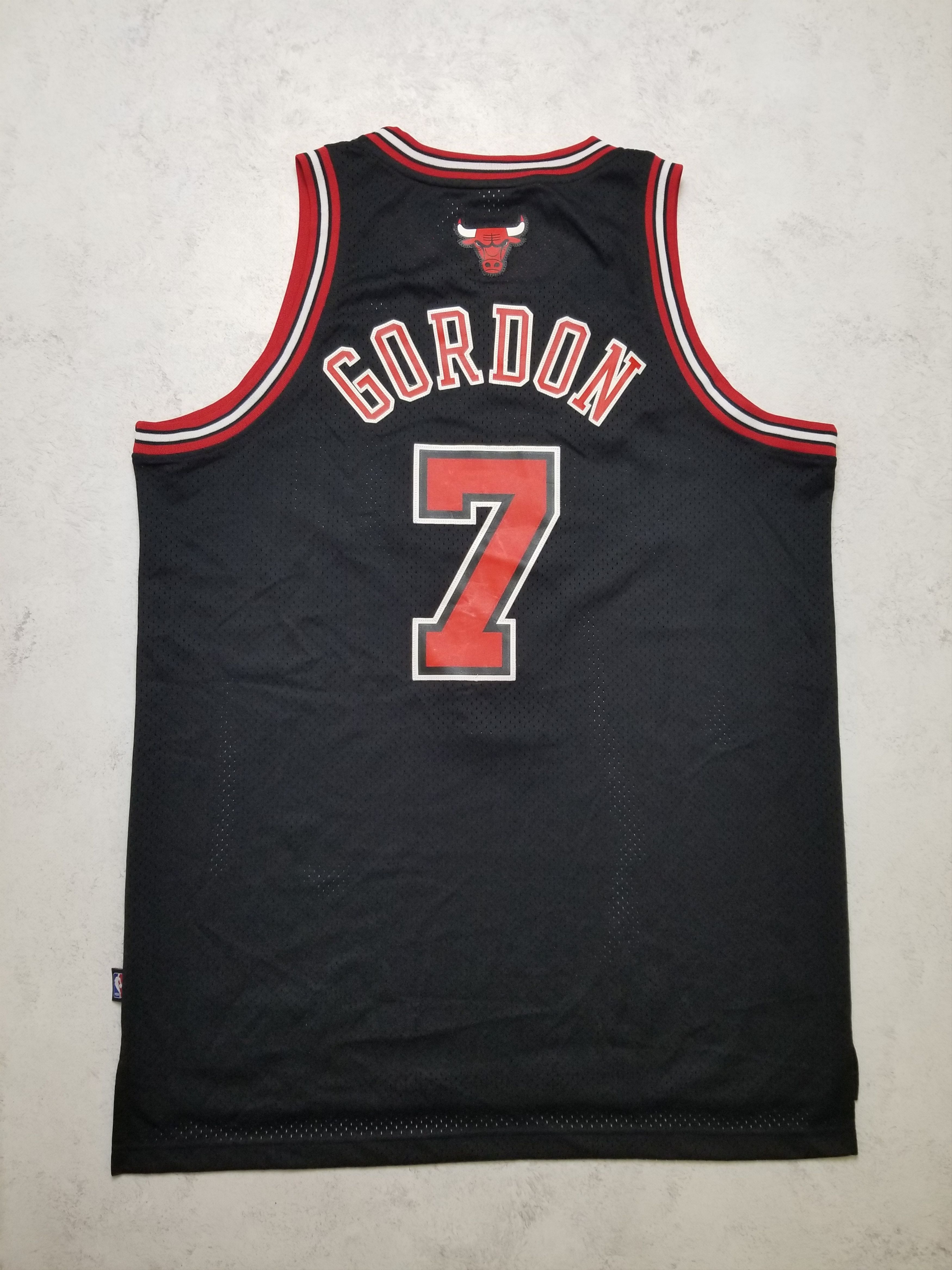 Adidas Adidas Chicago Bulls Ben Gordon #7 NBA Balck Jersey Size US XL / EU 56 / 4 - 2 Thumbnail