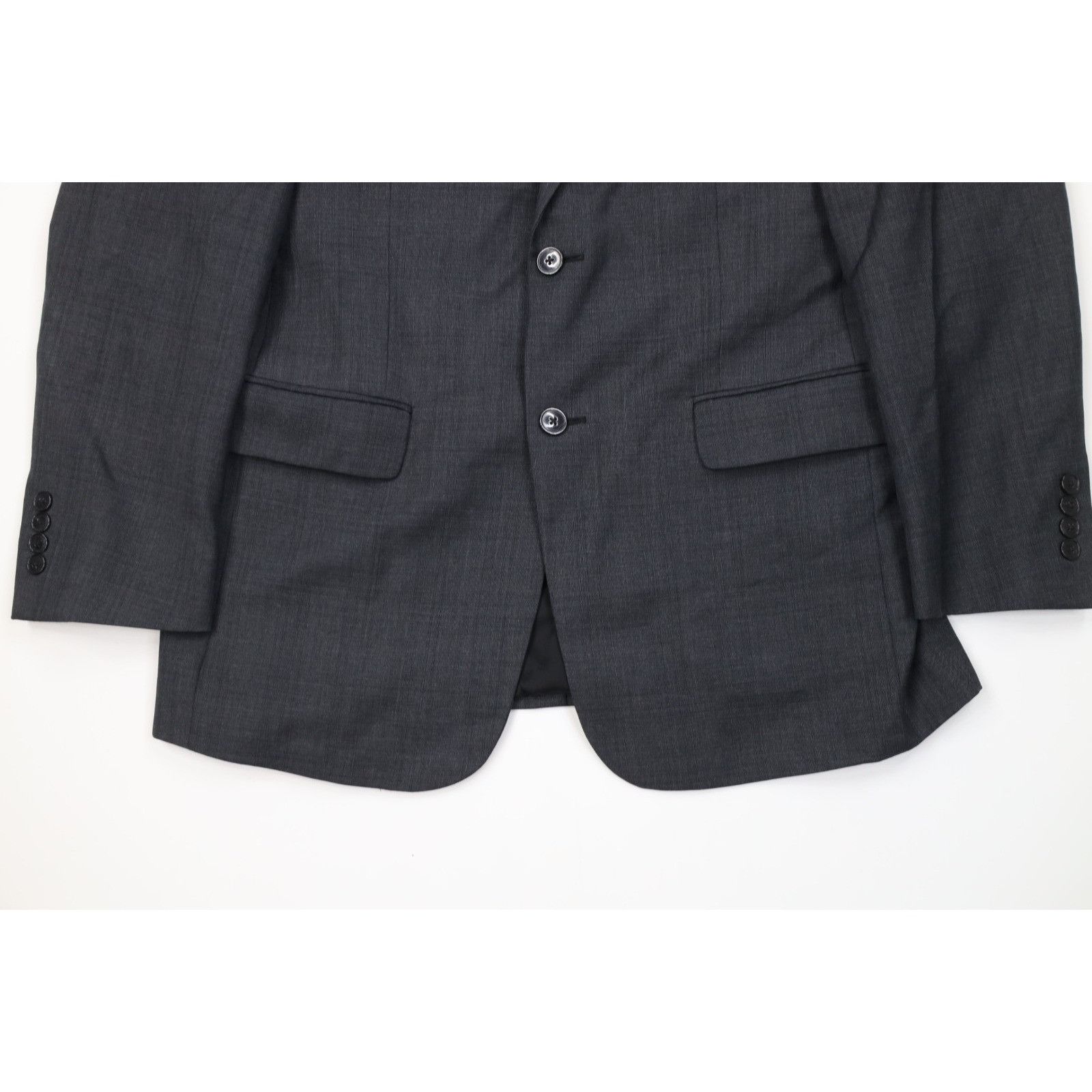 Jos. A. Bank Jos A Bank 2 Piece Wool Knit Suit Wedding Gray Size 40R - 4 Thumbnail