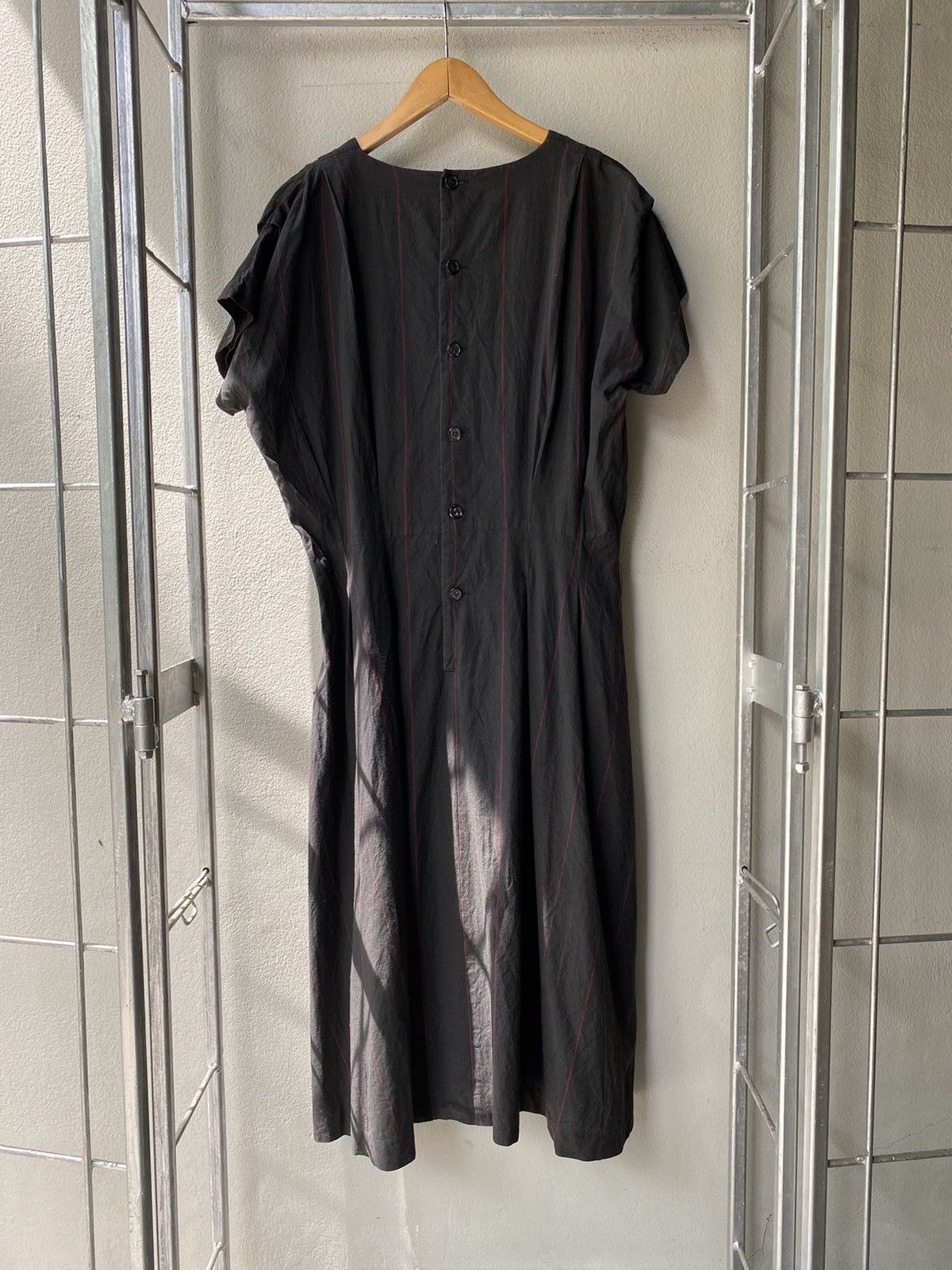 Y's × Yohji Yamamoto Y's Yohji Yamamoto Vintage Black Pocket Dress Size M / US 6-8 / IT 42-44 - 2 Thumbnail