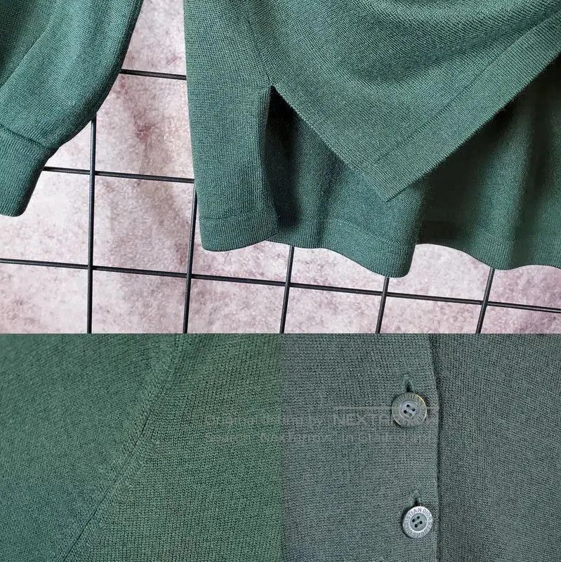 Dior Dior Sports Green Wool Blend Long Sleeve Top . Size M / US 6-8 / IT 42-44 - 6 Thumbnail