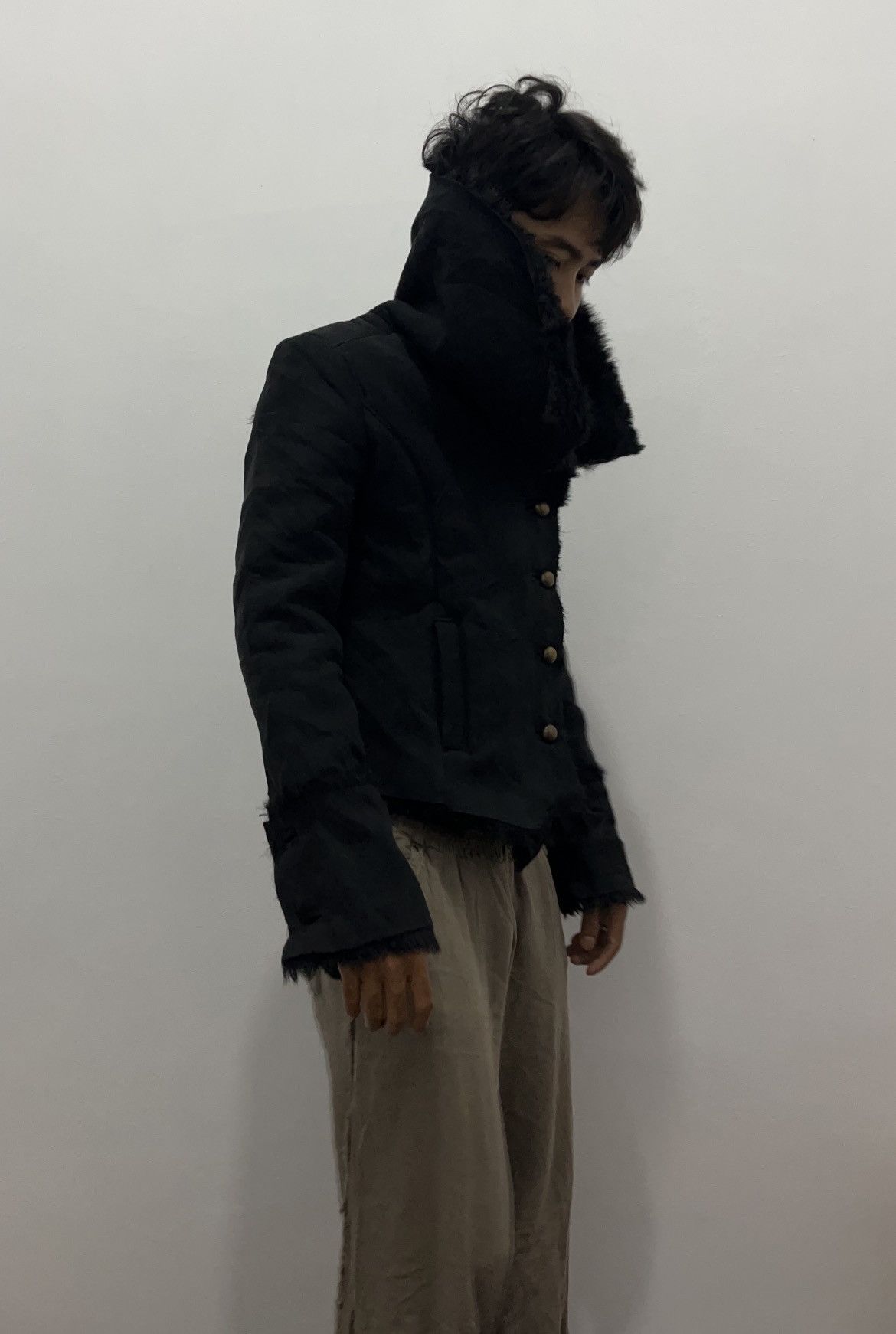 If Six Was Nine Rare SLY If Six Was Nine Asymmetric Style Suede GothicJacket Size US M / EU 48-50 / 2 - 3 Thumbnail