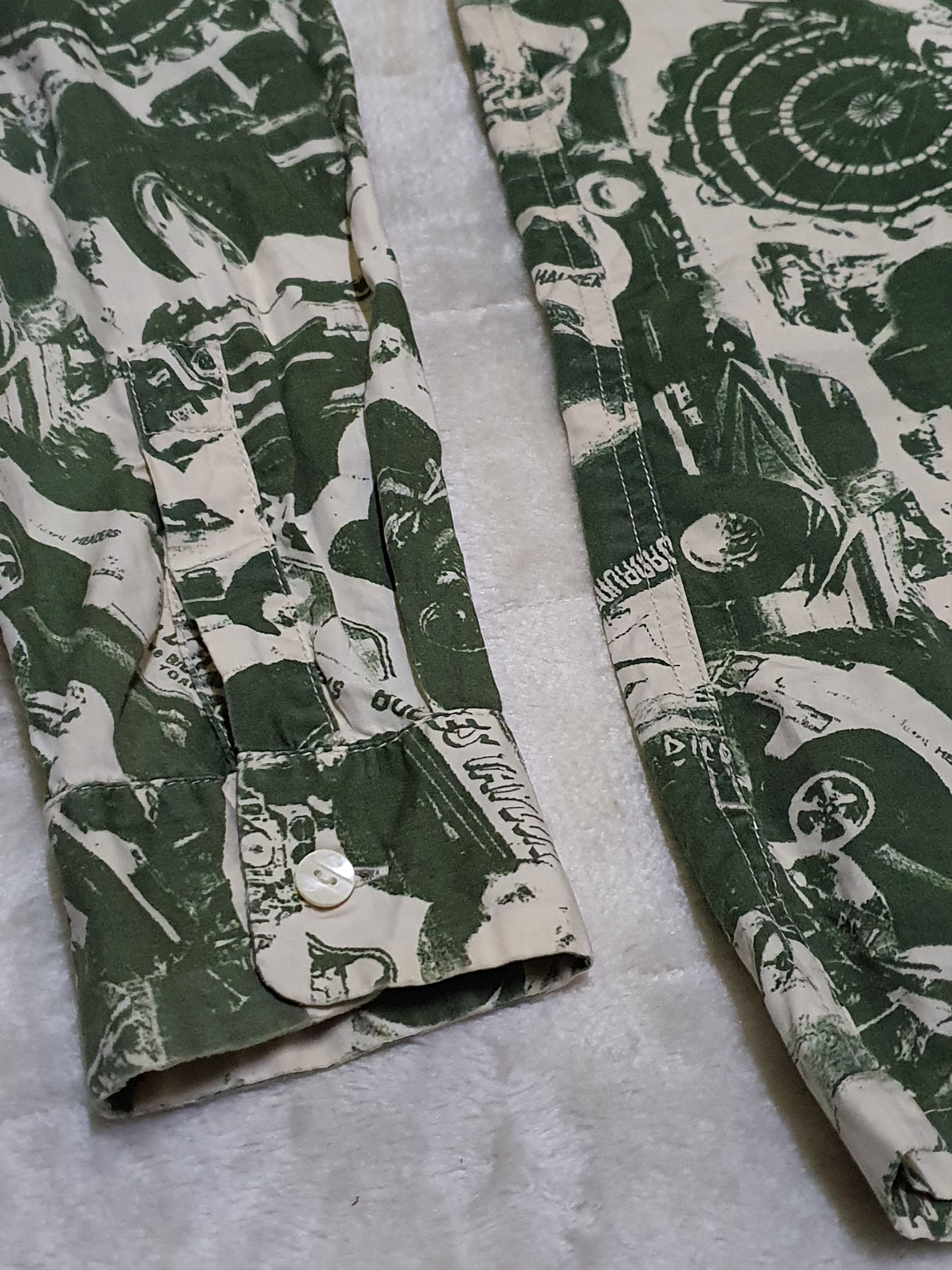 Hysteric Glamour Hysteric Glamour - Vintage race cars all over prints shirt Size US M / EU 48-50 / 2 - 13 Thumbnail