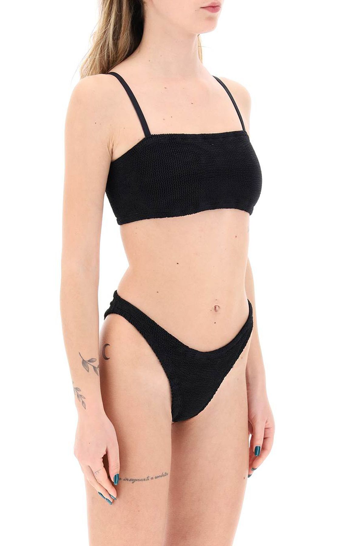 image of Hunza G Gigi Bikini Set in Nero, Women's