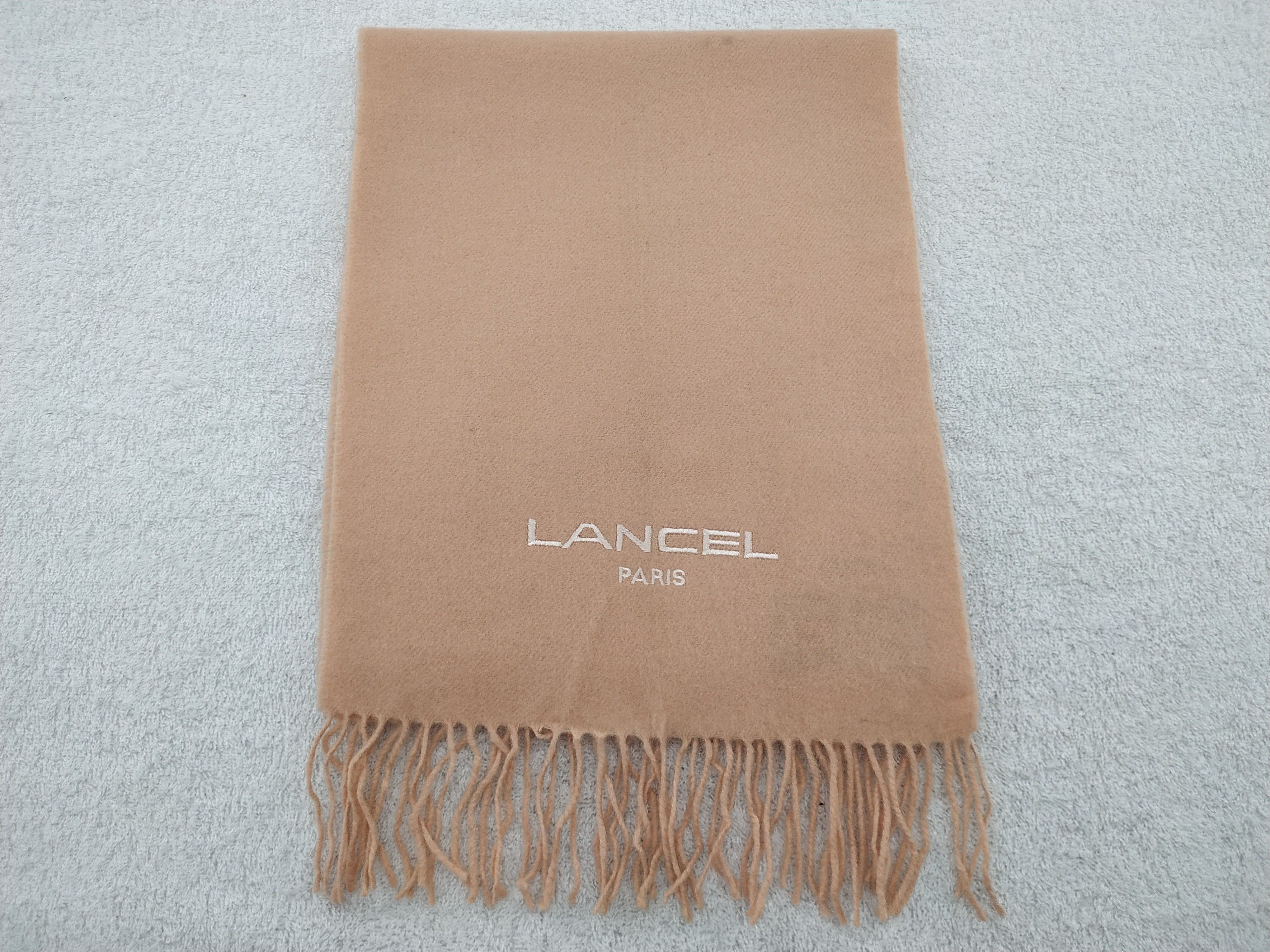 Lancel Vintage Lancel Wool Scarf/Muffler/Neckwear MF349 Size ONE SIZE - 1 Thumbnail