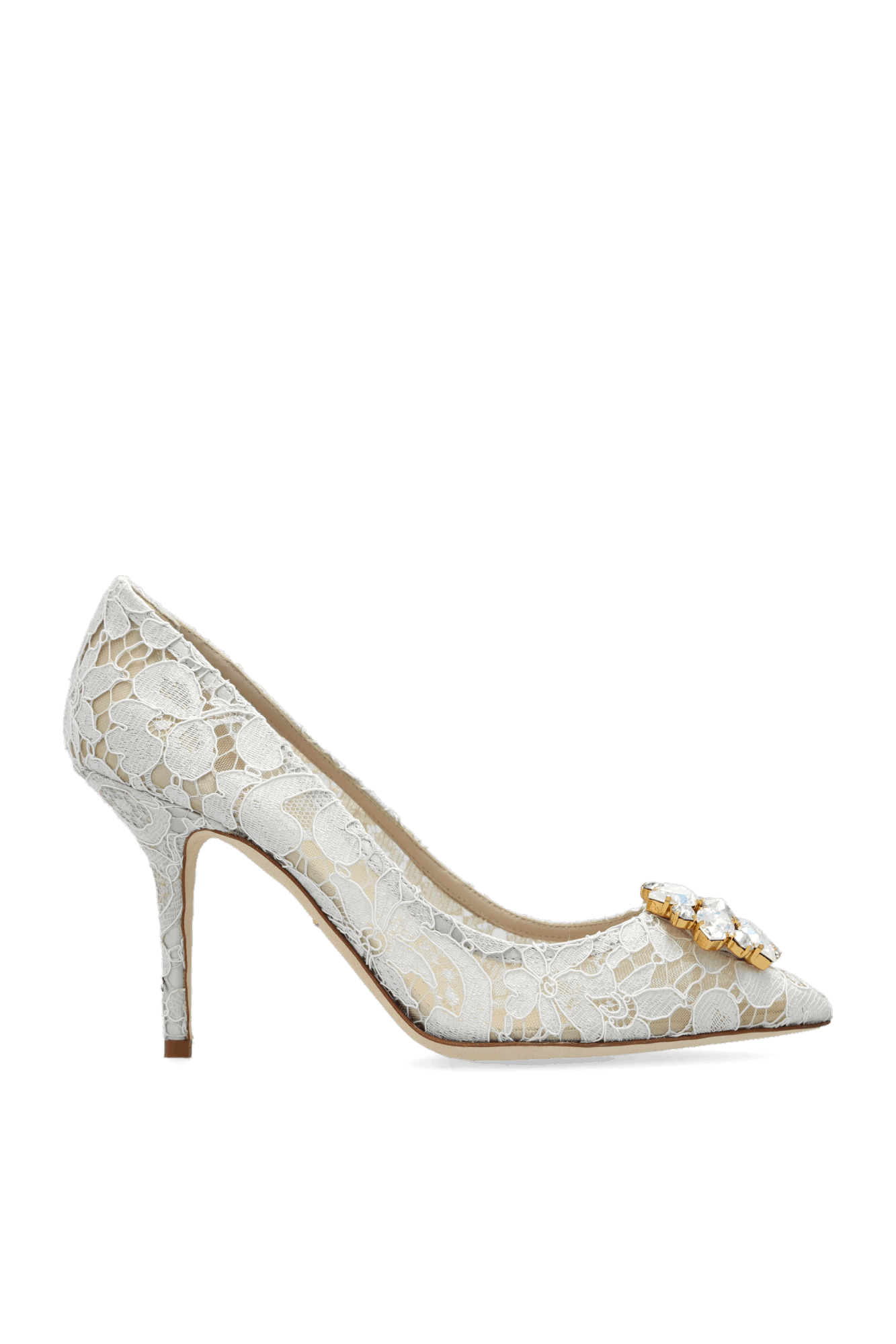 Dolce & Gabbana o1s22i1n0225 90 MM Bellucci Pumps in Light Grey Size US 11 / IT 41 - 1 Thumbnail
